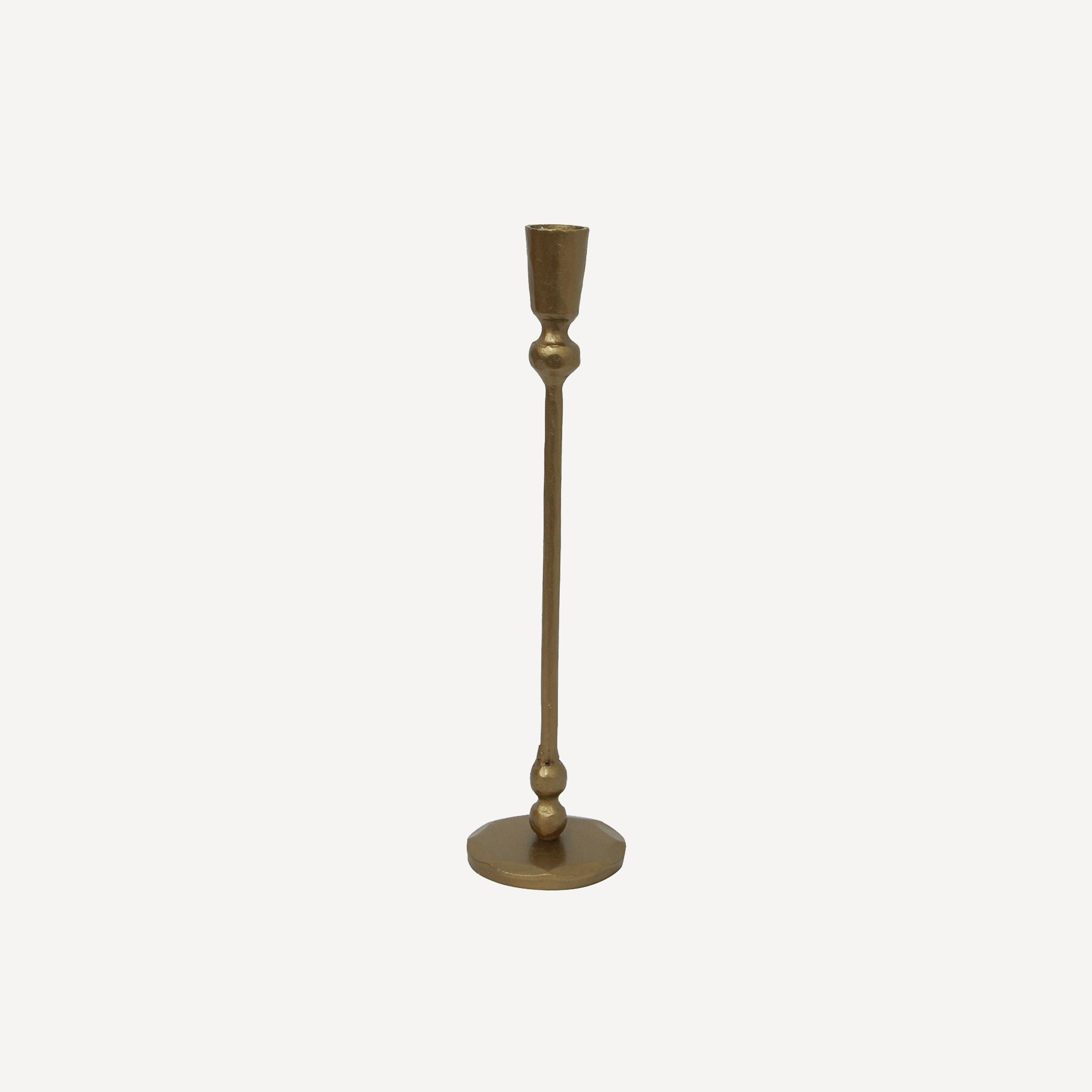 French Country Eddie Gold Candle Holder Medium