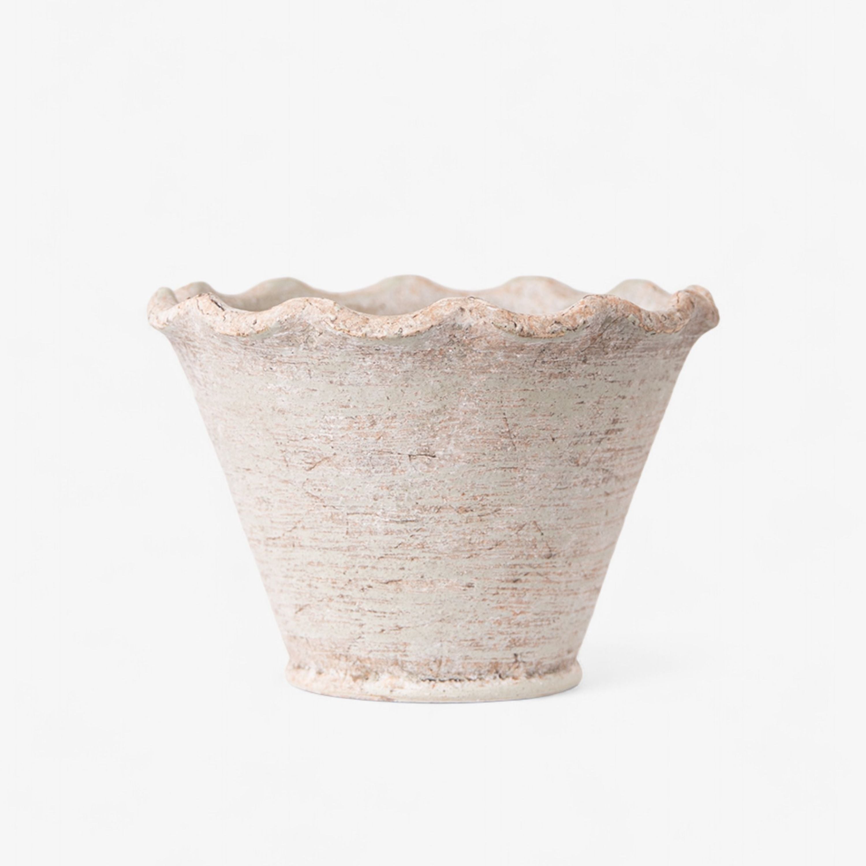 French Country Wavy Planter Large