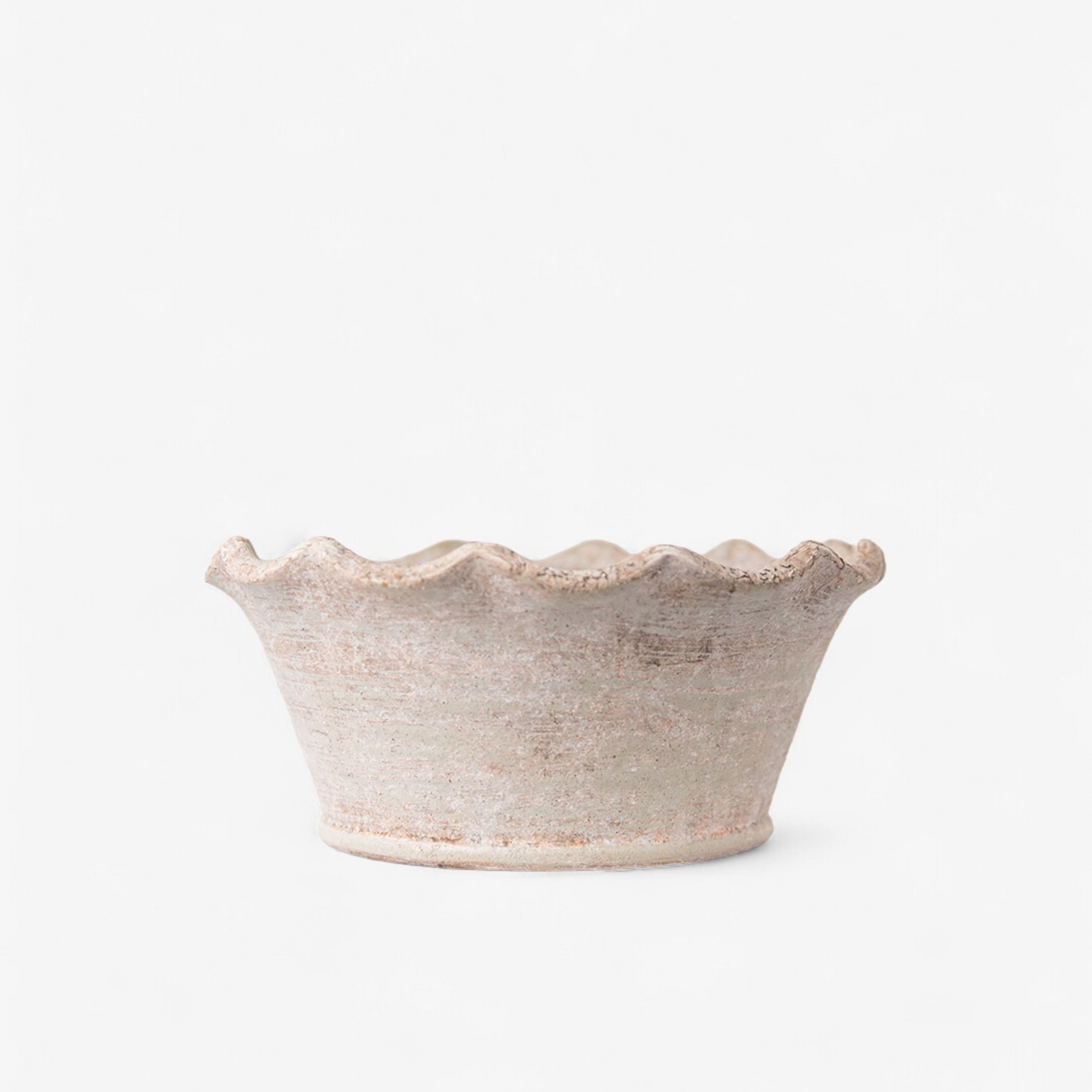 French Country Wavy Planter Bowl