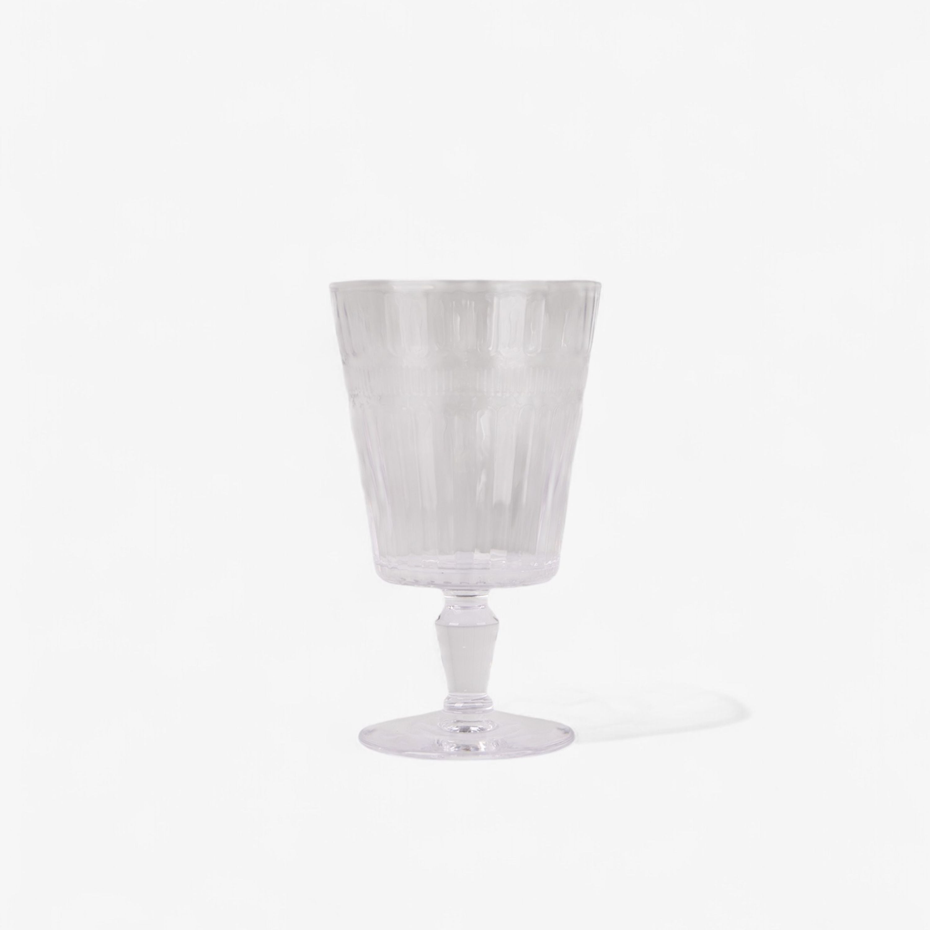 French Country Glow Goblet Clear