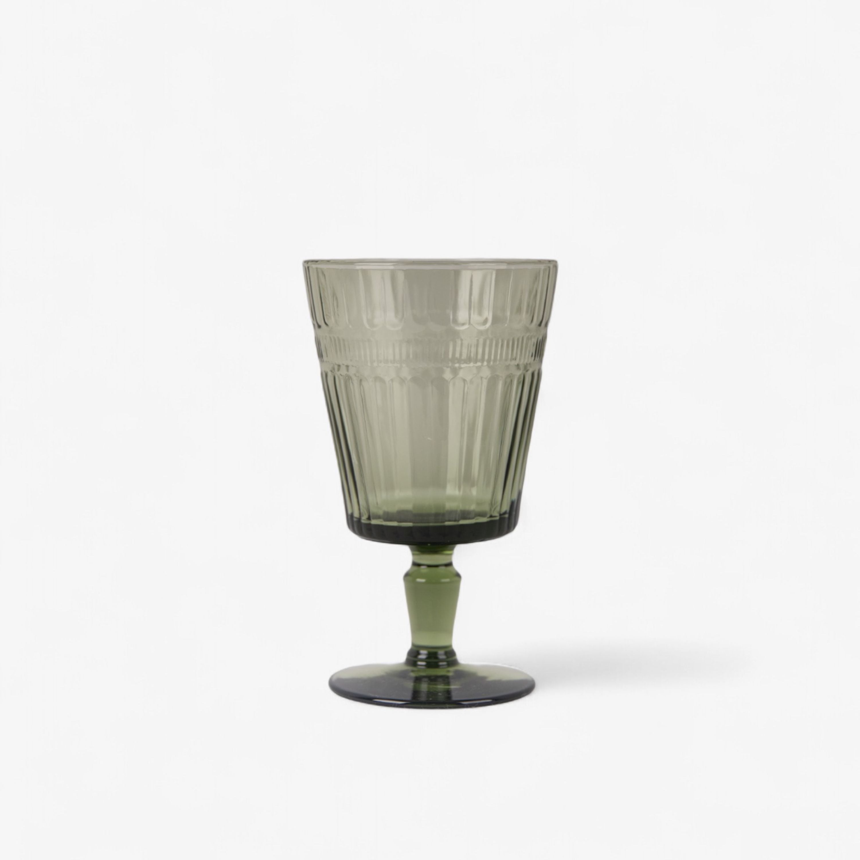 French Country Glow Goblet Olive