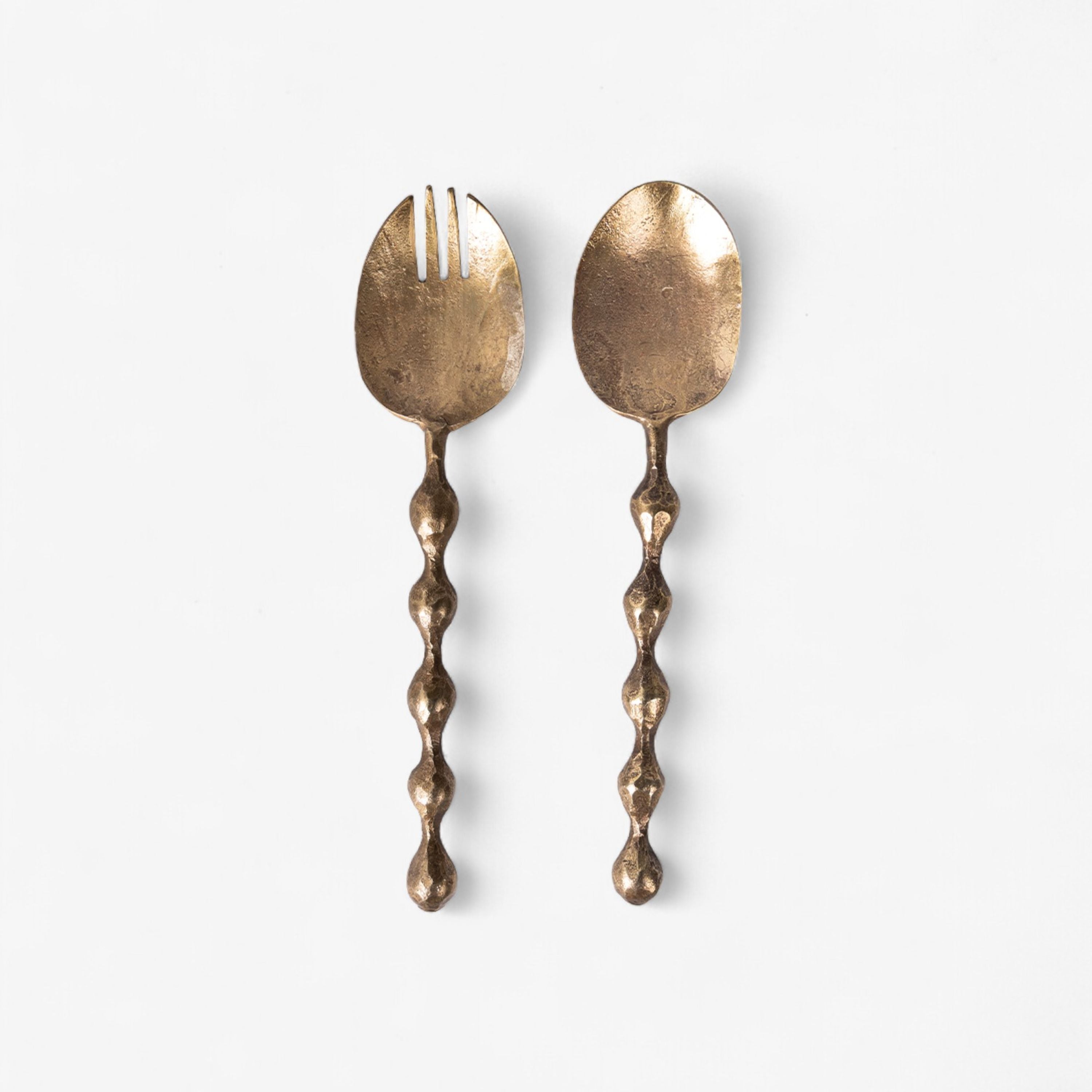 French Country Bobble Forged Salad Servers