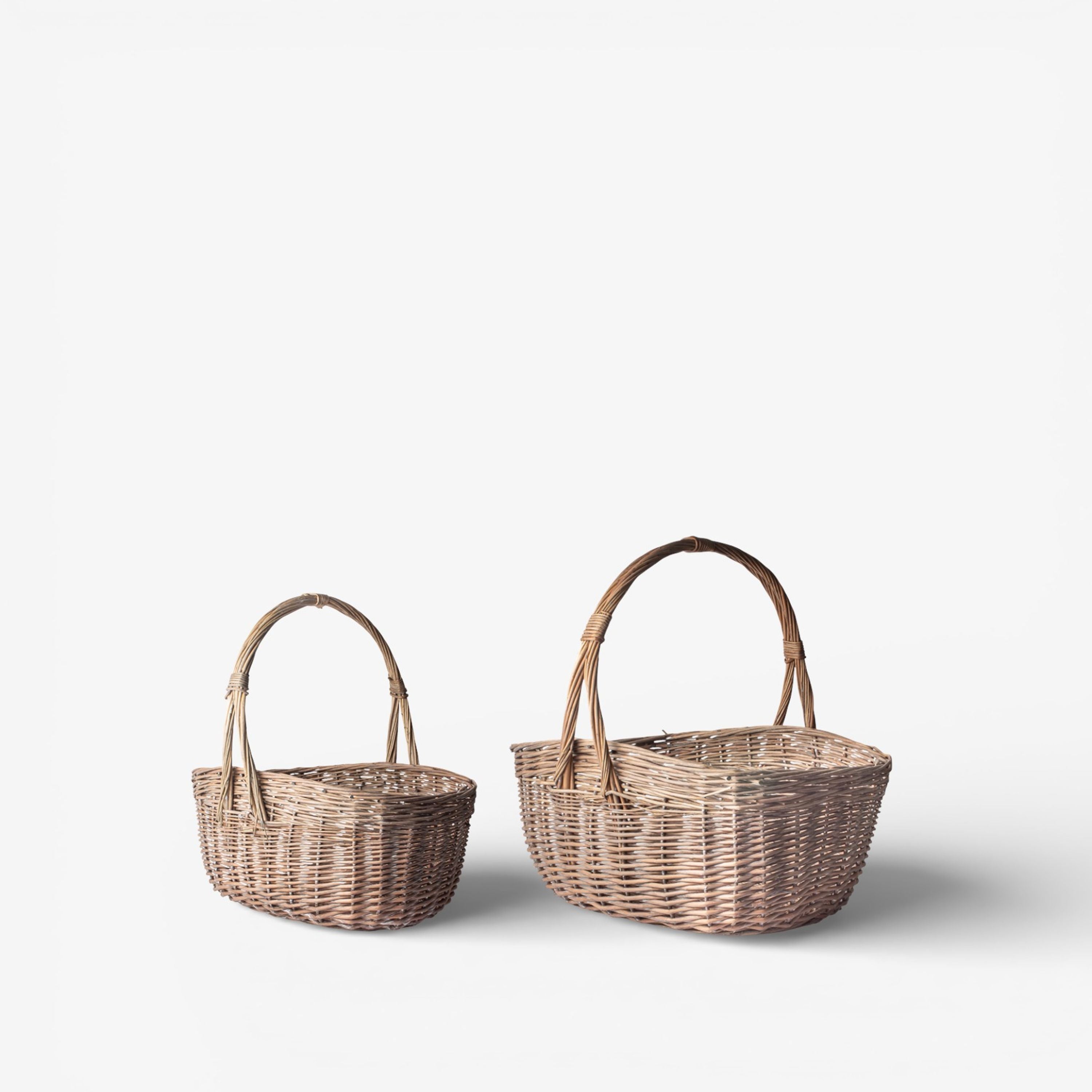 French Country Riviera Woven Harvest Baskets