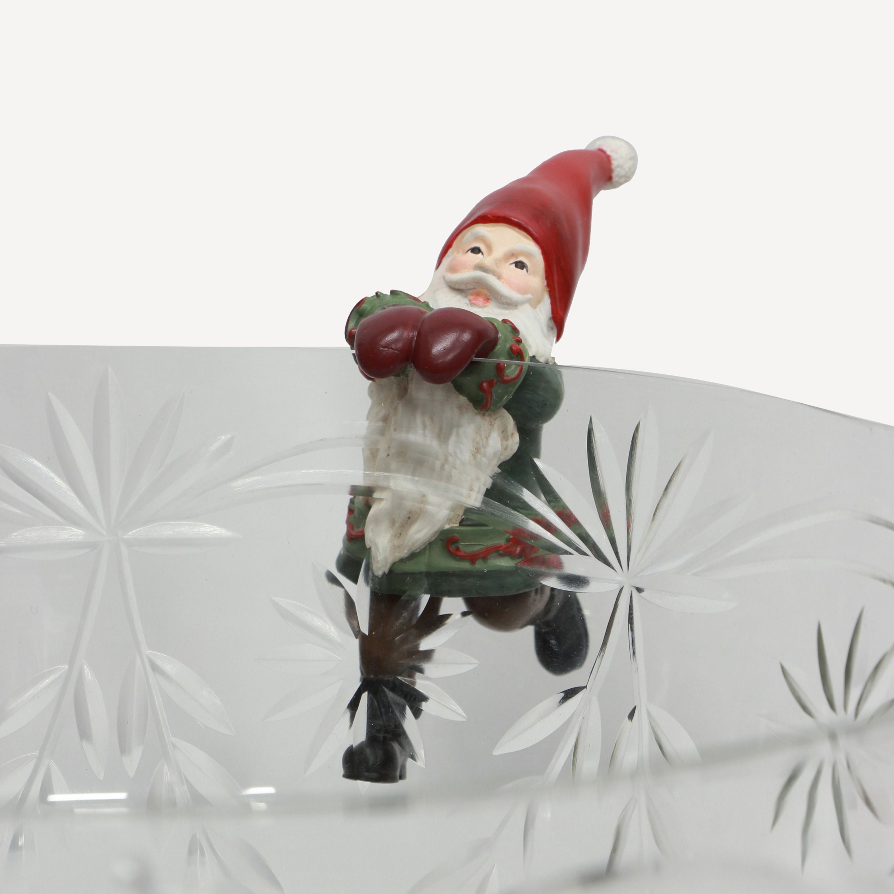 French Country Vintage Pot Hanging Santas (3 Pack)