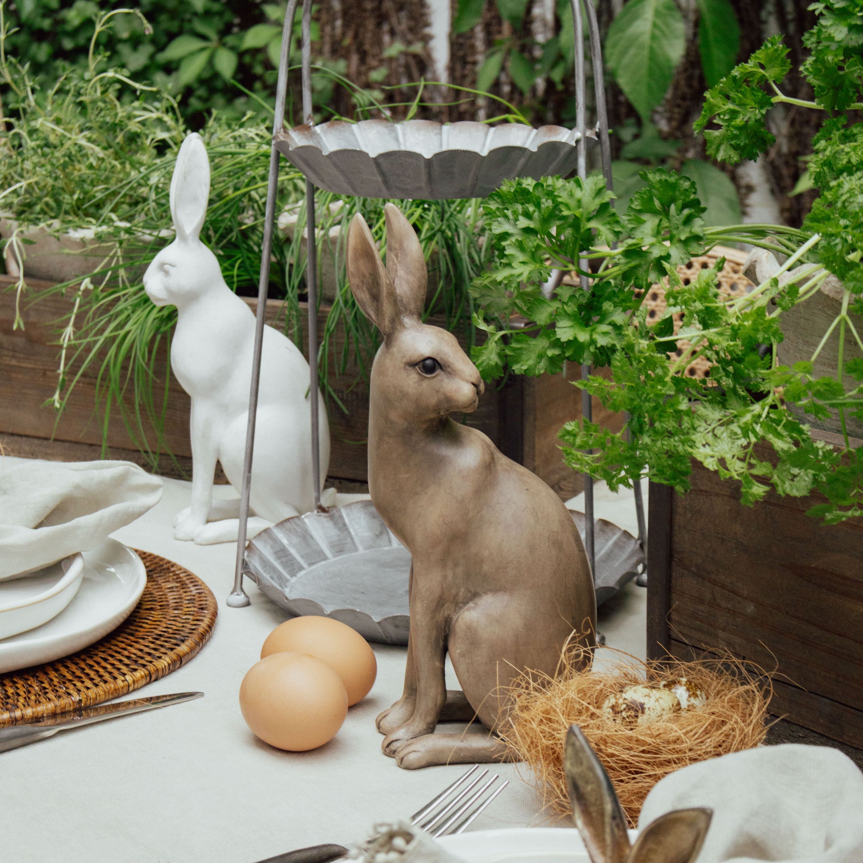 French Country Harold the Hare Turning Small Brown