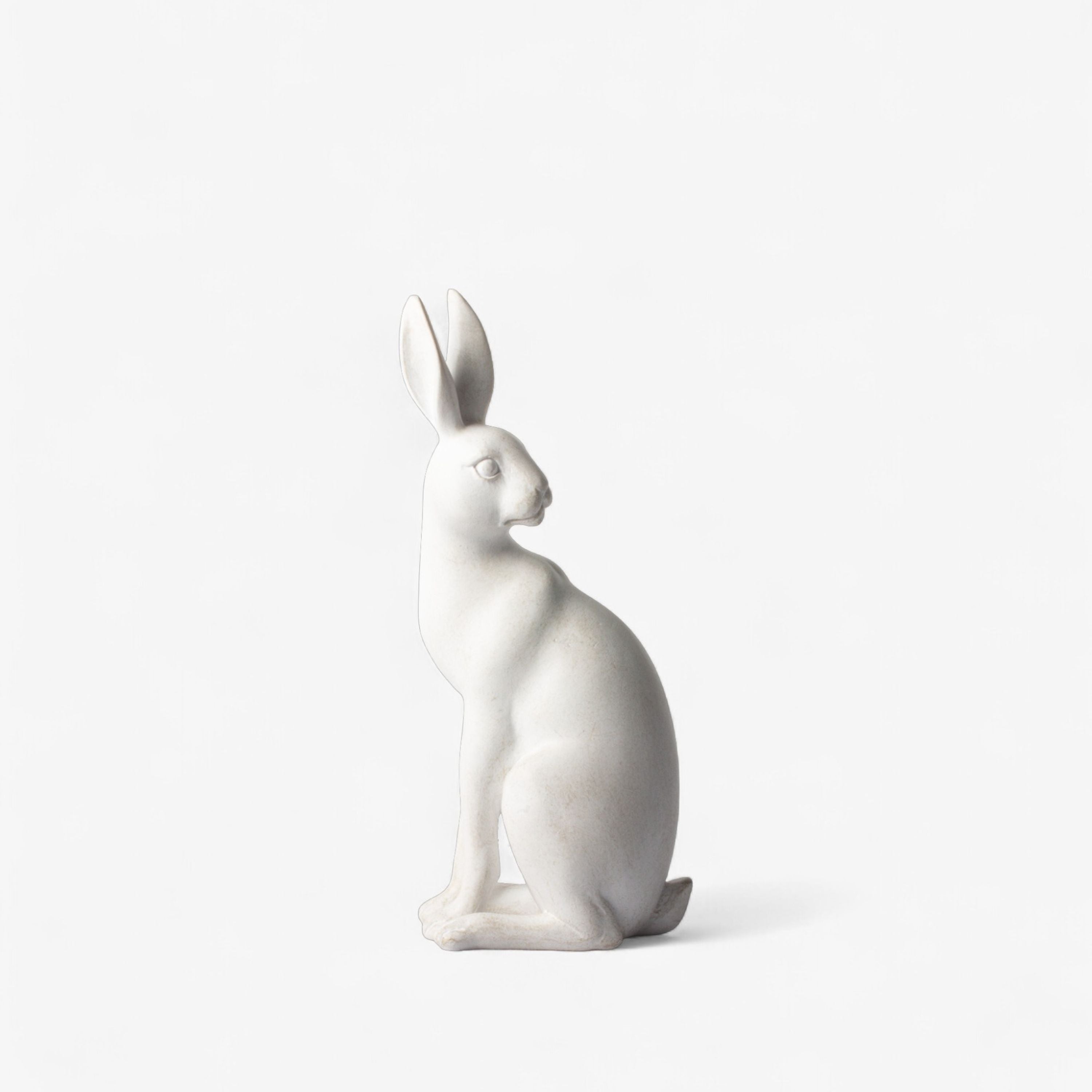 French Country Harold the Hare Turning Small White