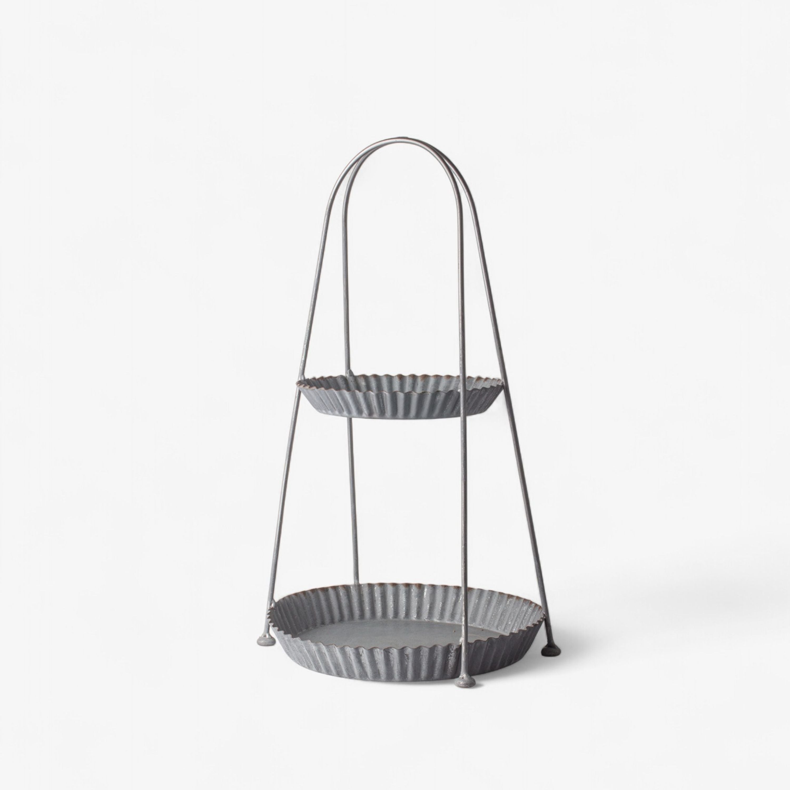 French Country Ripple Mini 2 Tier Sweets Tray