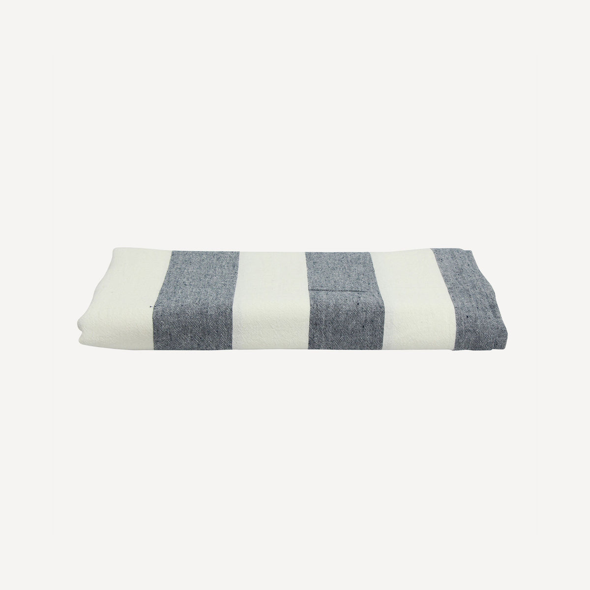 French Country Striped Tablecloth Blue Small