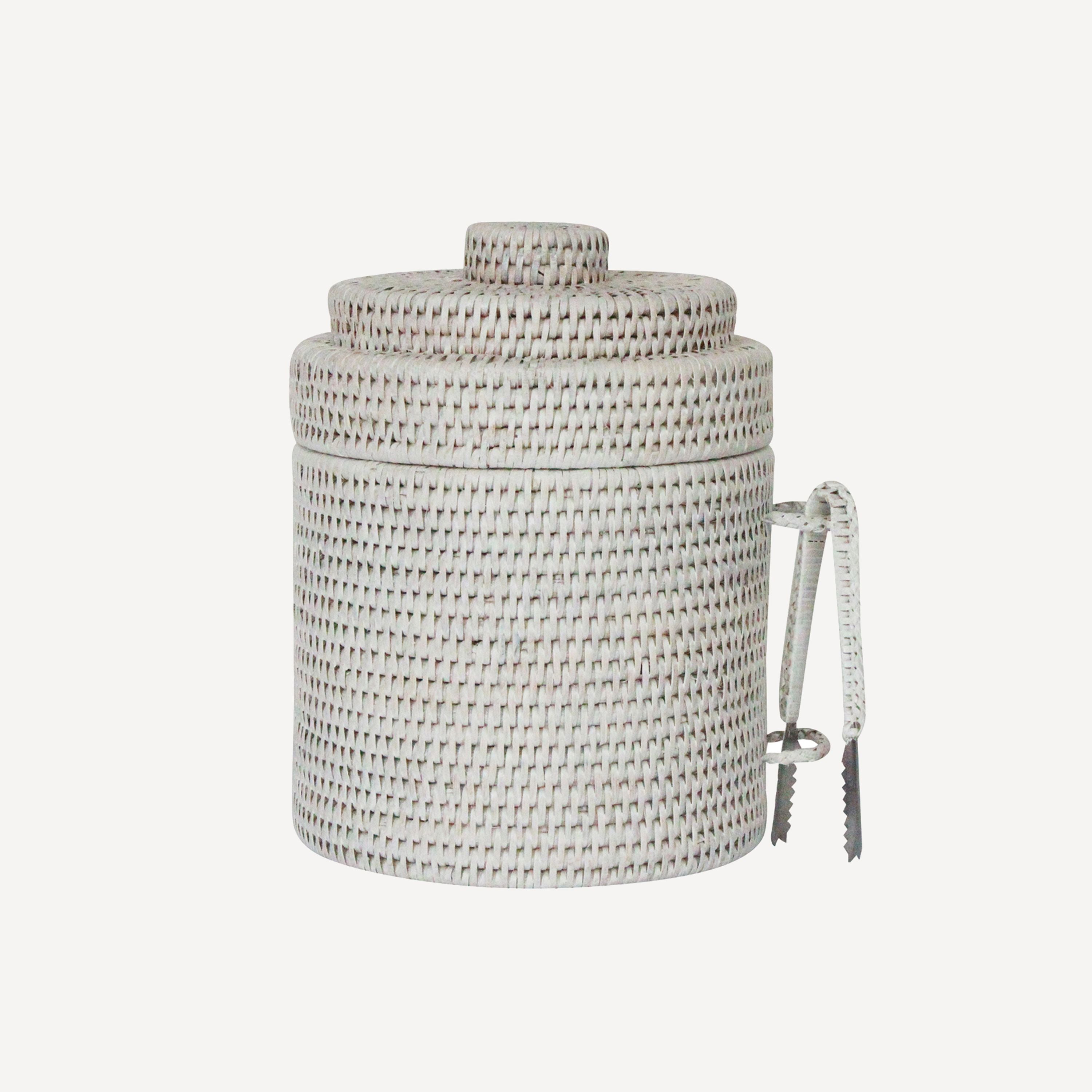French Country Geneva Ice Box with Tongs