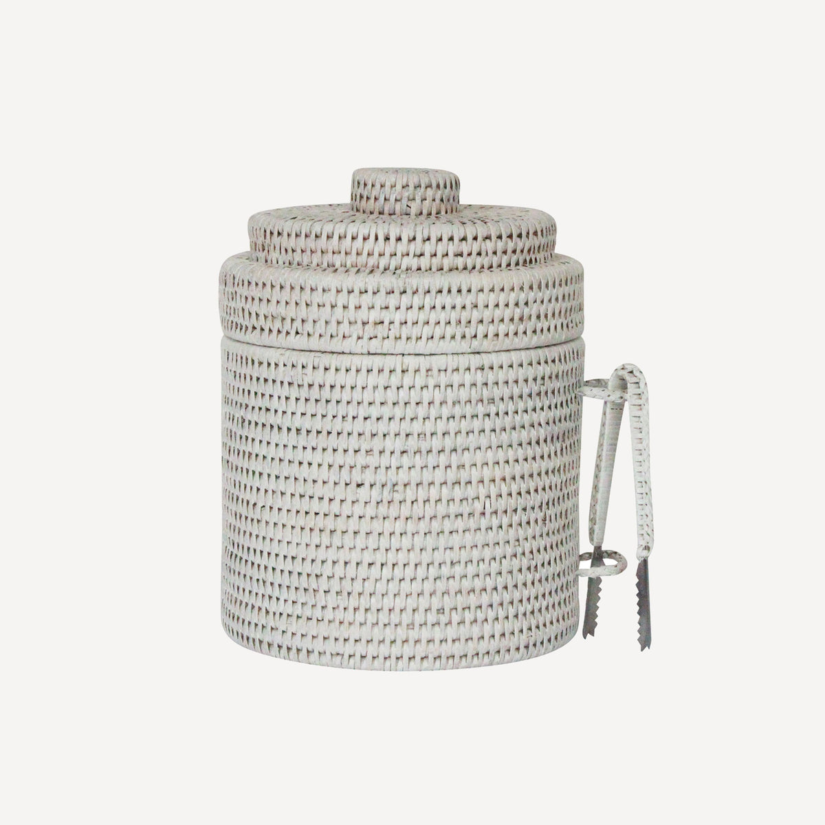 French Country Geneva Ice Box with Tongs