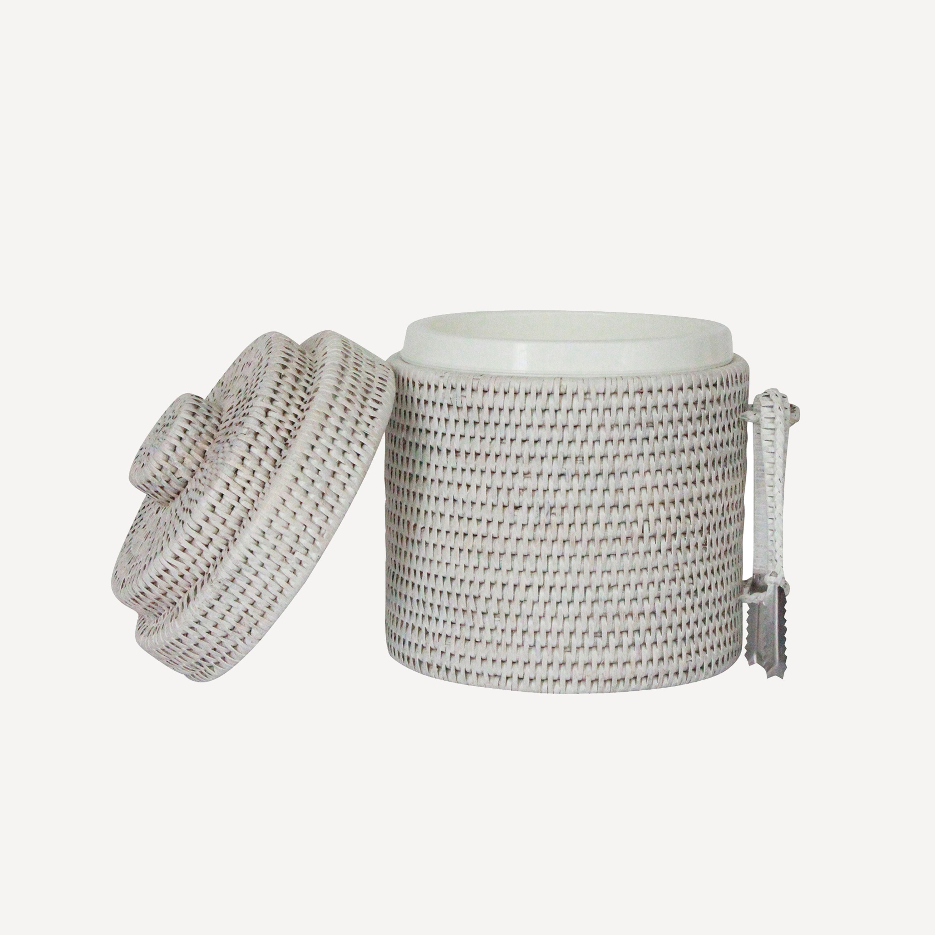French Country Geneva Ice Box with Tongs