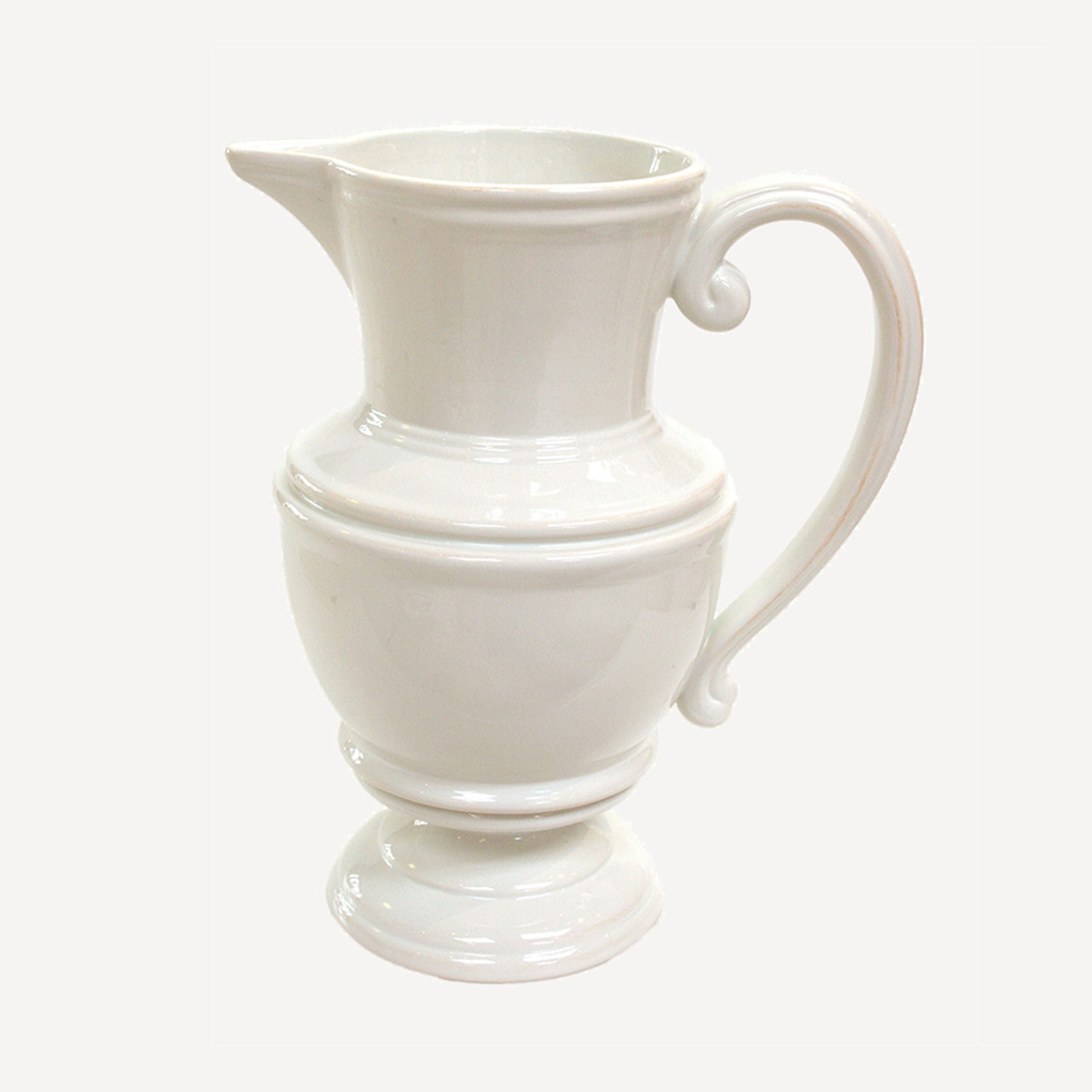 French Country White Jug Large