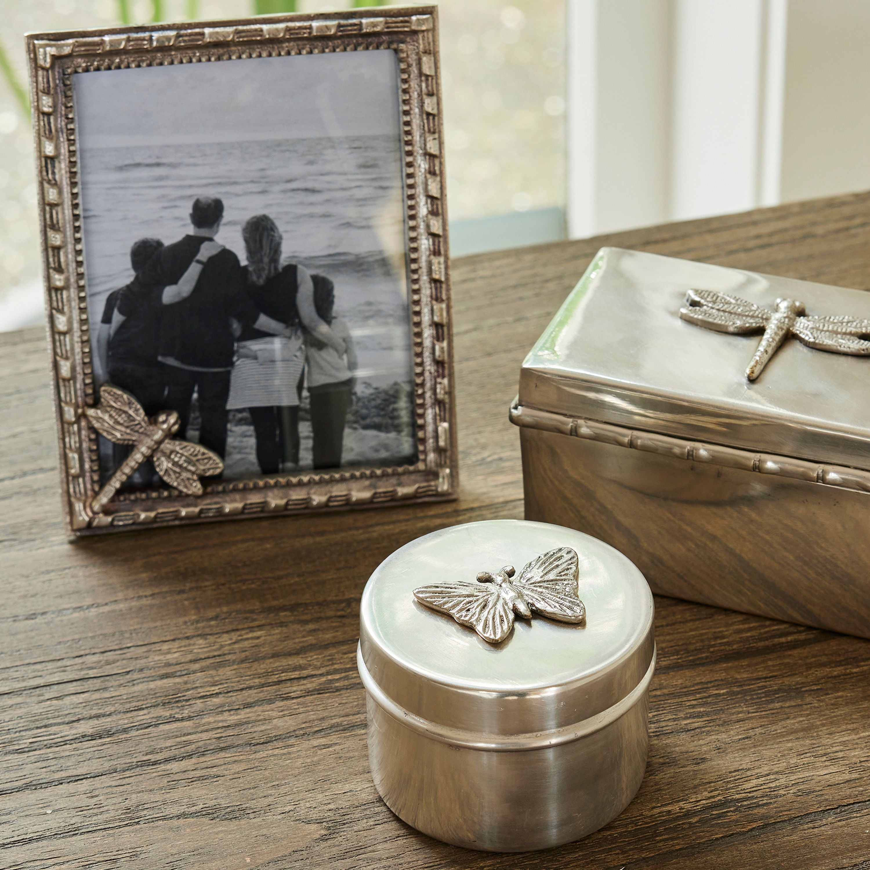 French Country Butterfly Canister