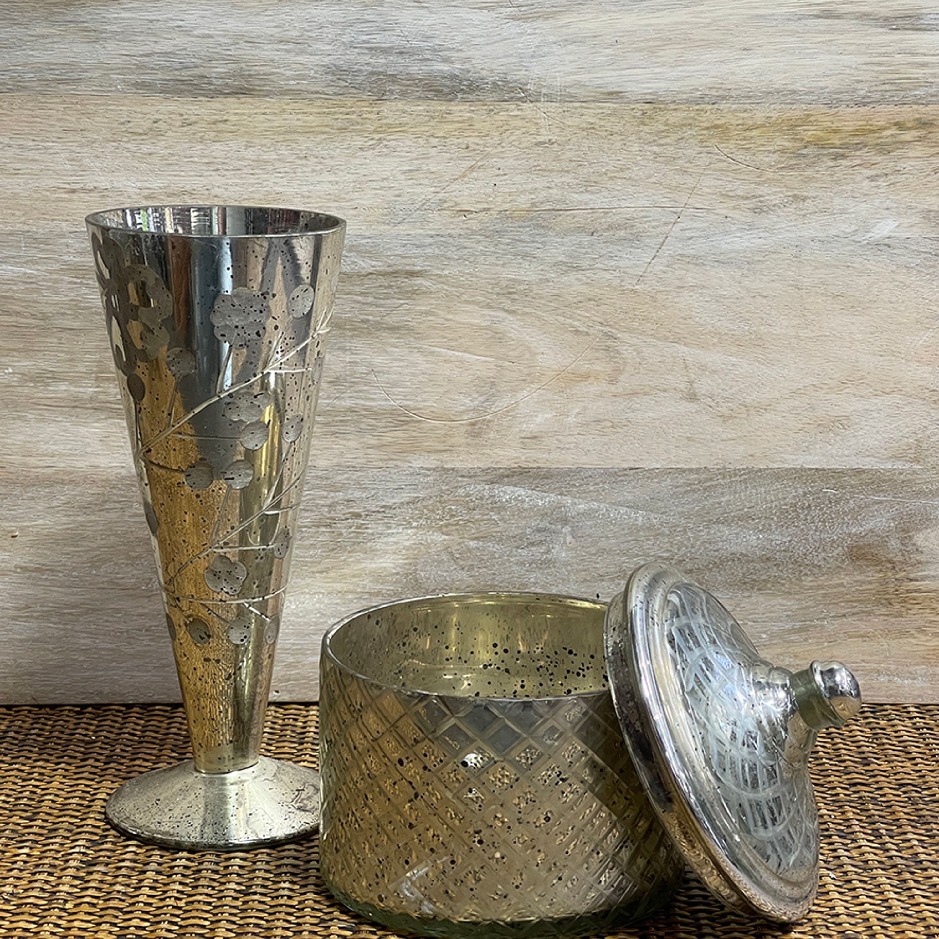 French Country Marcello Etched Trinket Box