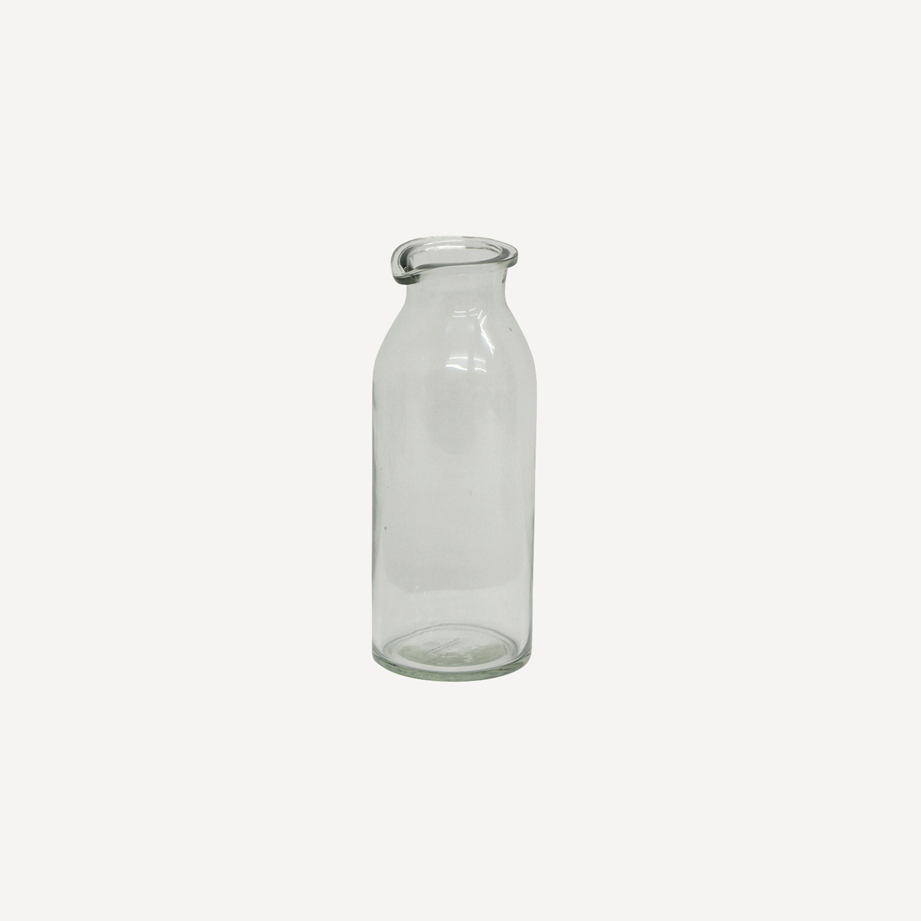 French Country Clear Bottle Vase Tall