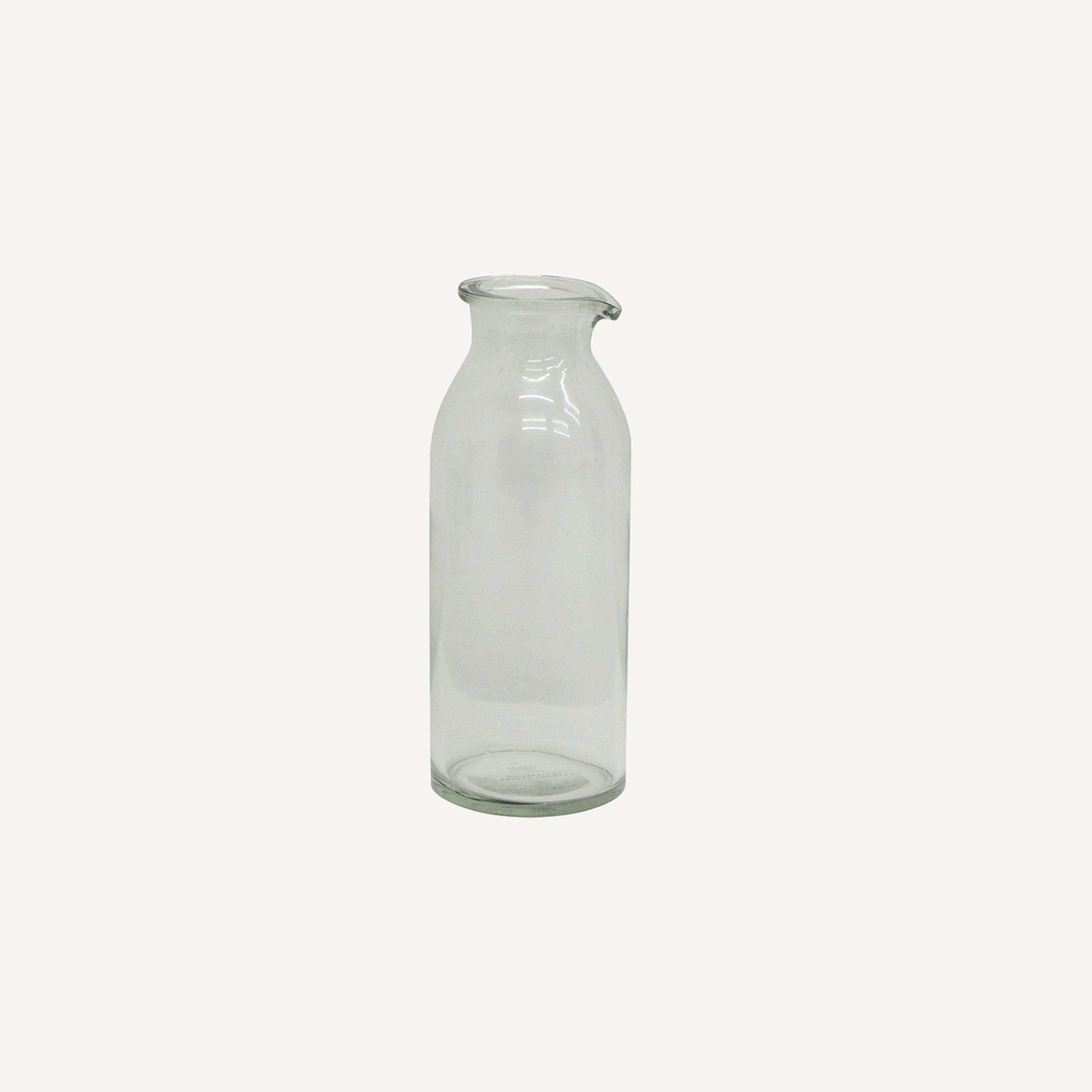 French Country Clear Bottle Vase Tall