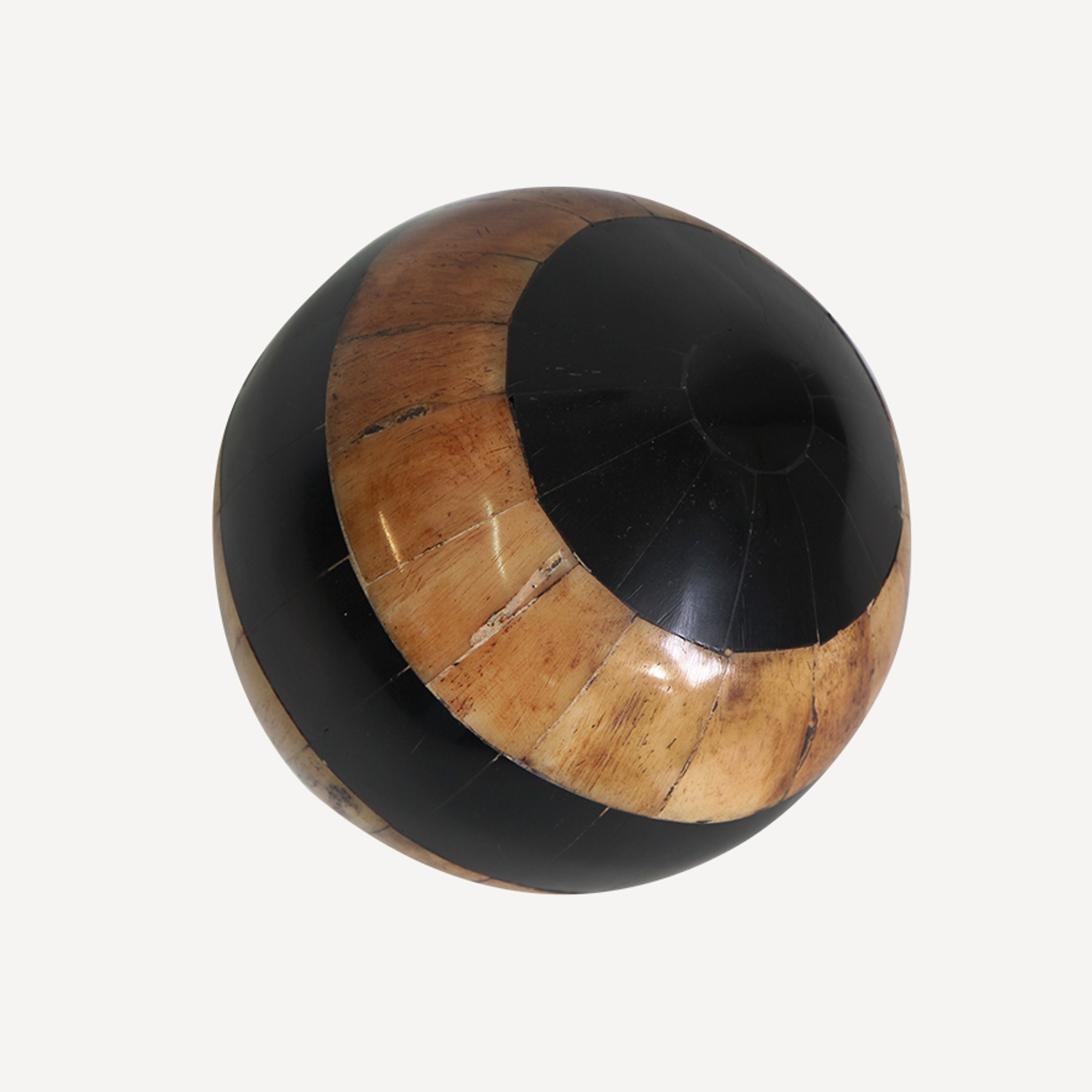 French Country Enoch Stripe Décor Ball