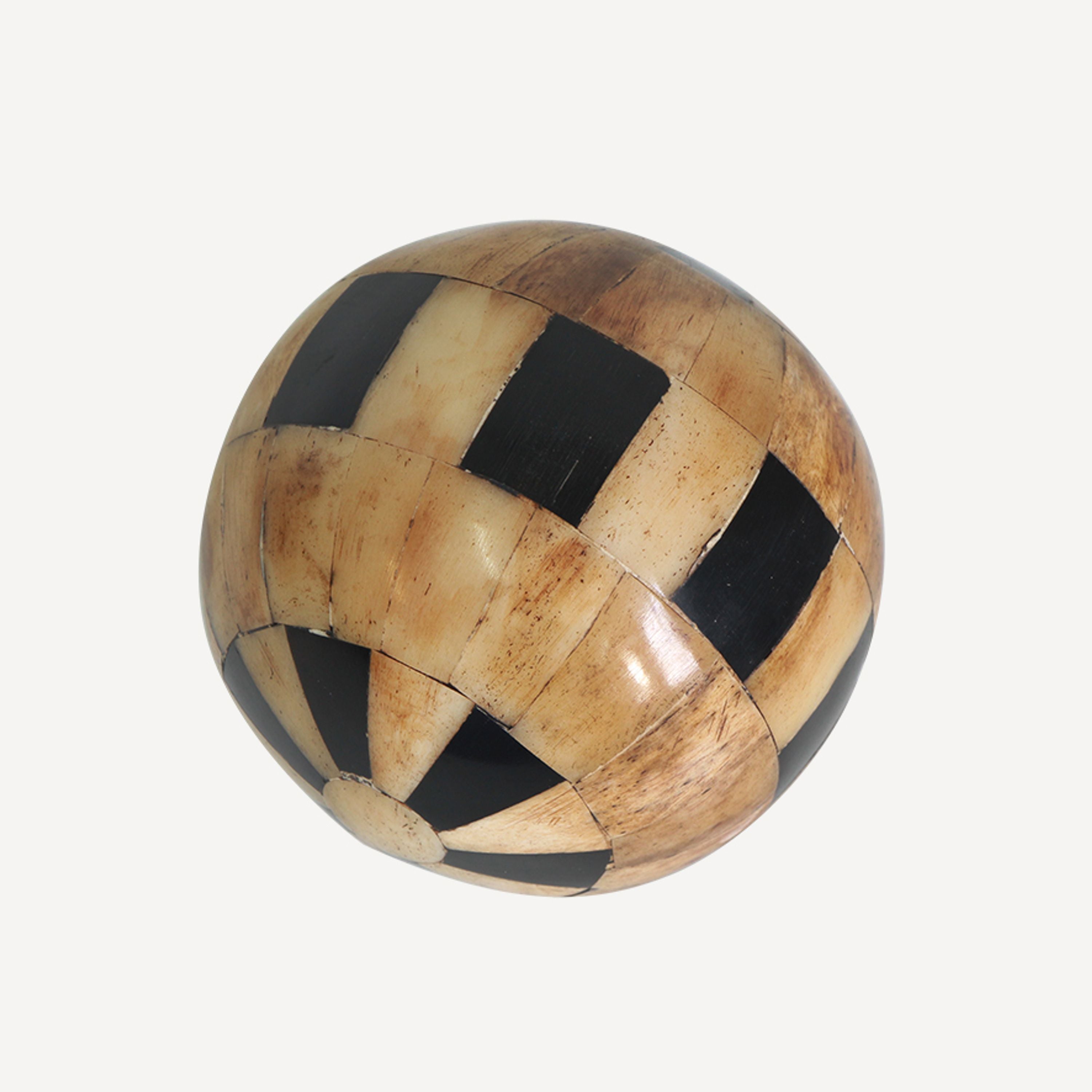 French Country Enoch Checked Décor Ball