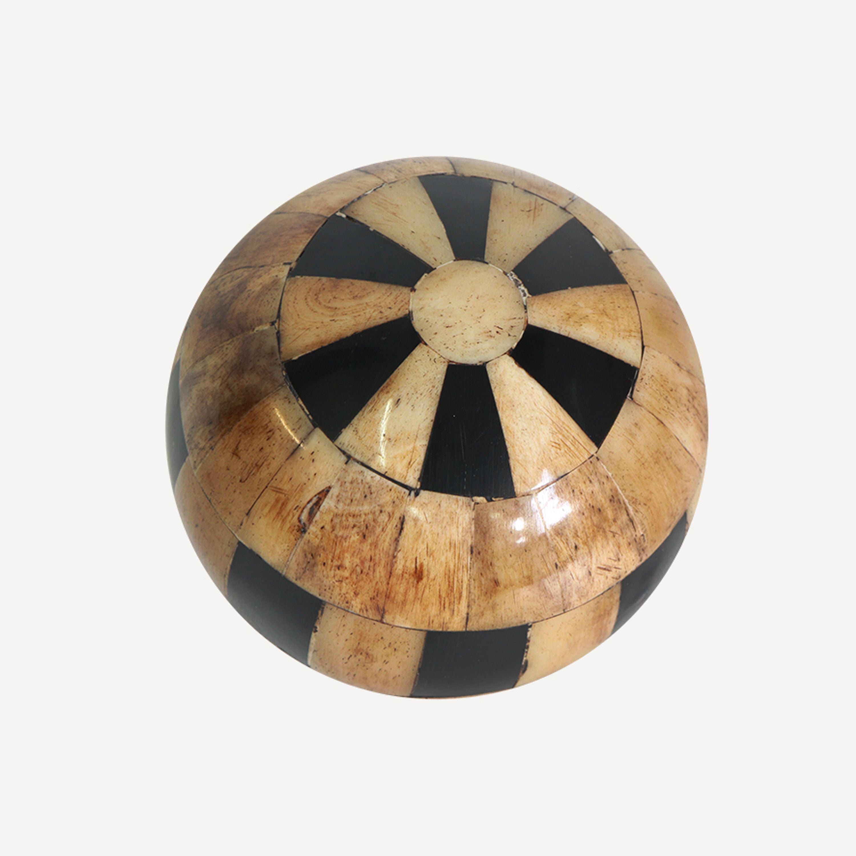 French Country Enoch Checked Décor Ball