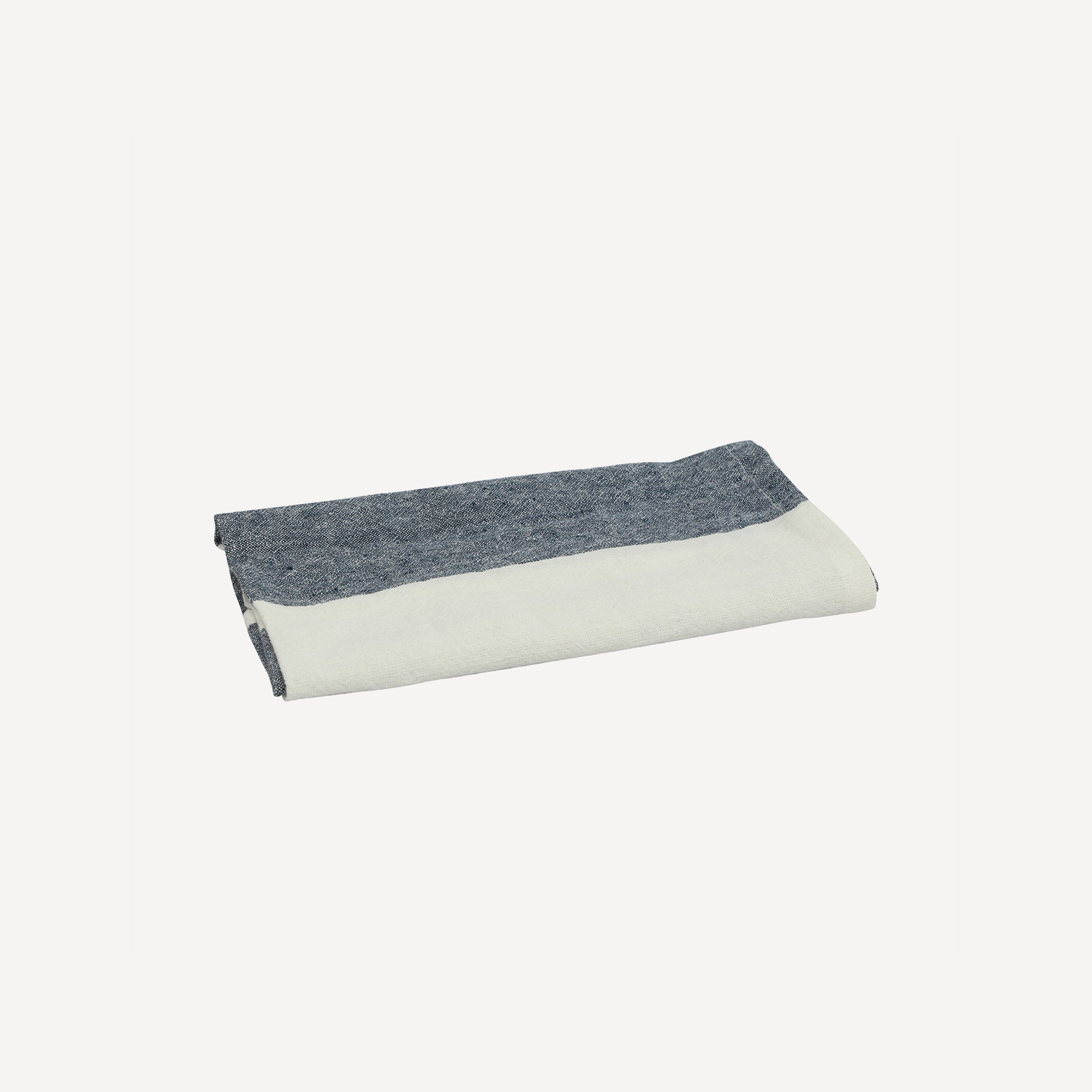 French Country Stripe Napkin Blue