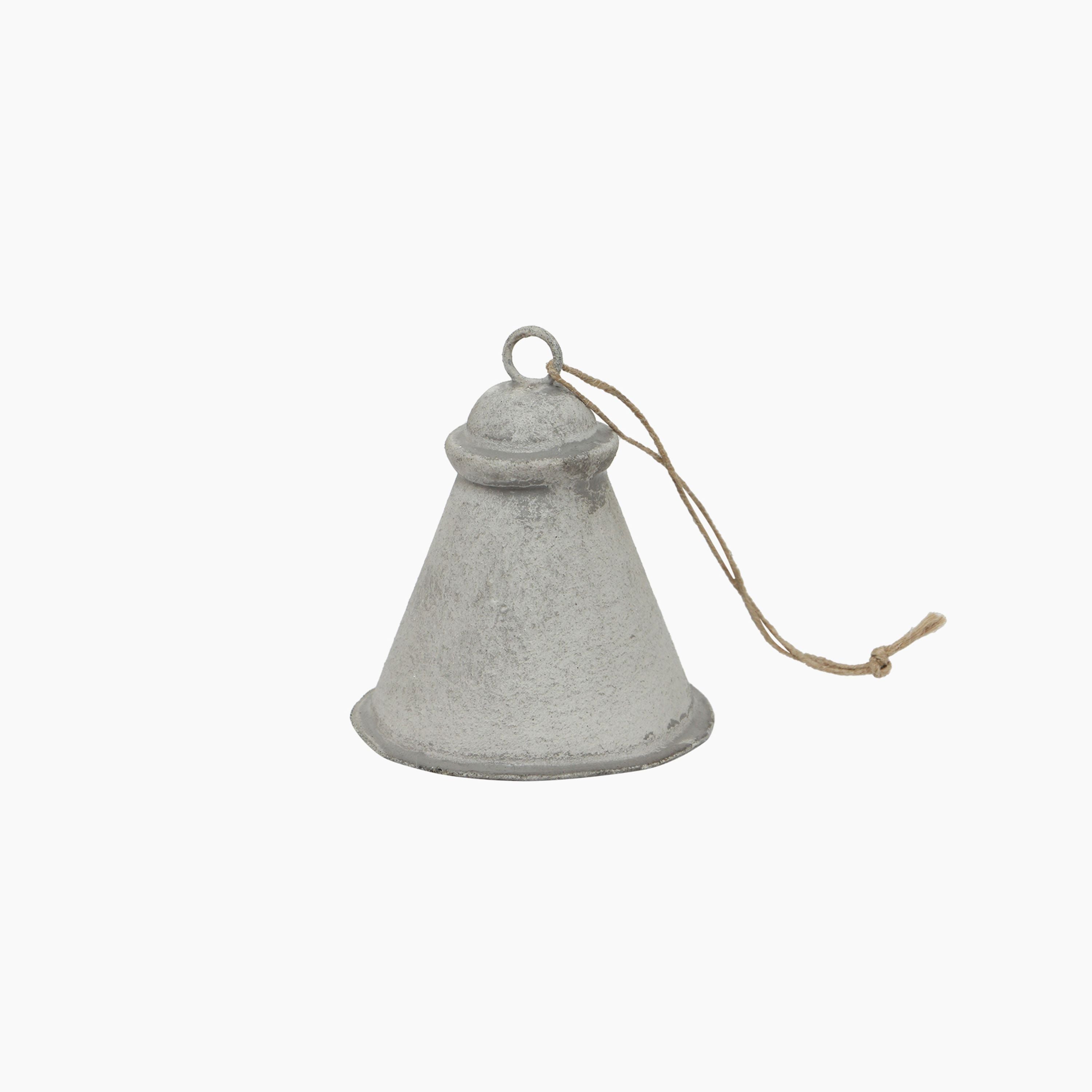 French Country Hanging Bell Short Ash Grey