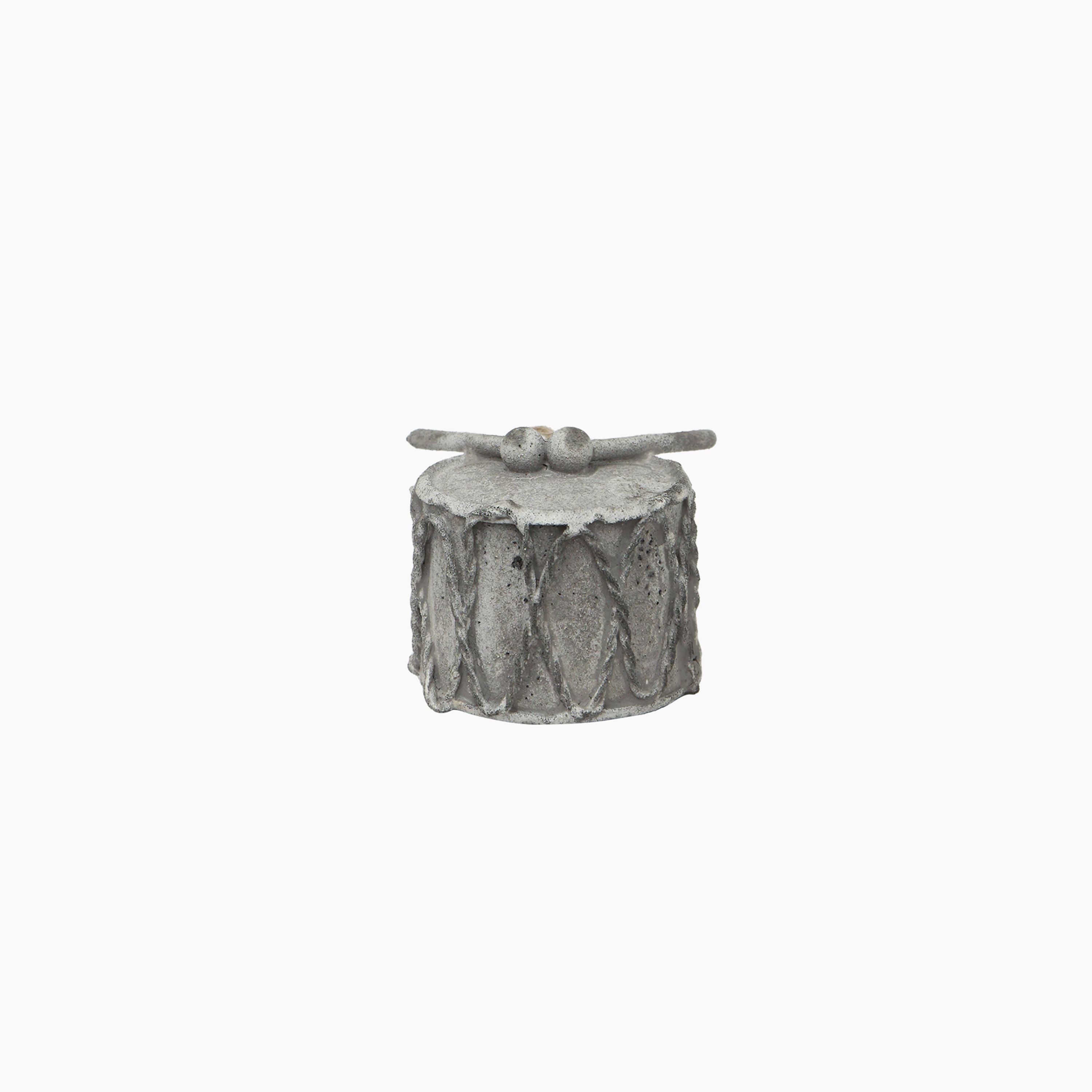 French Country Hanging Drum Ash Grey