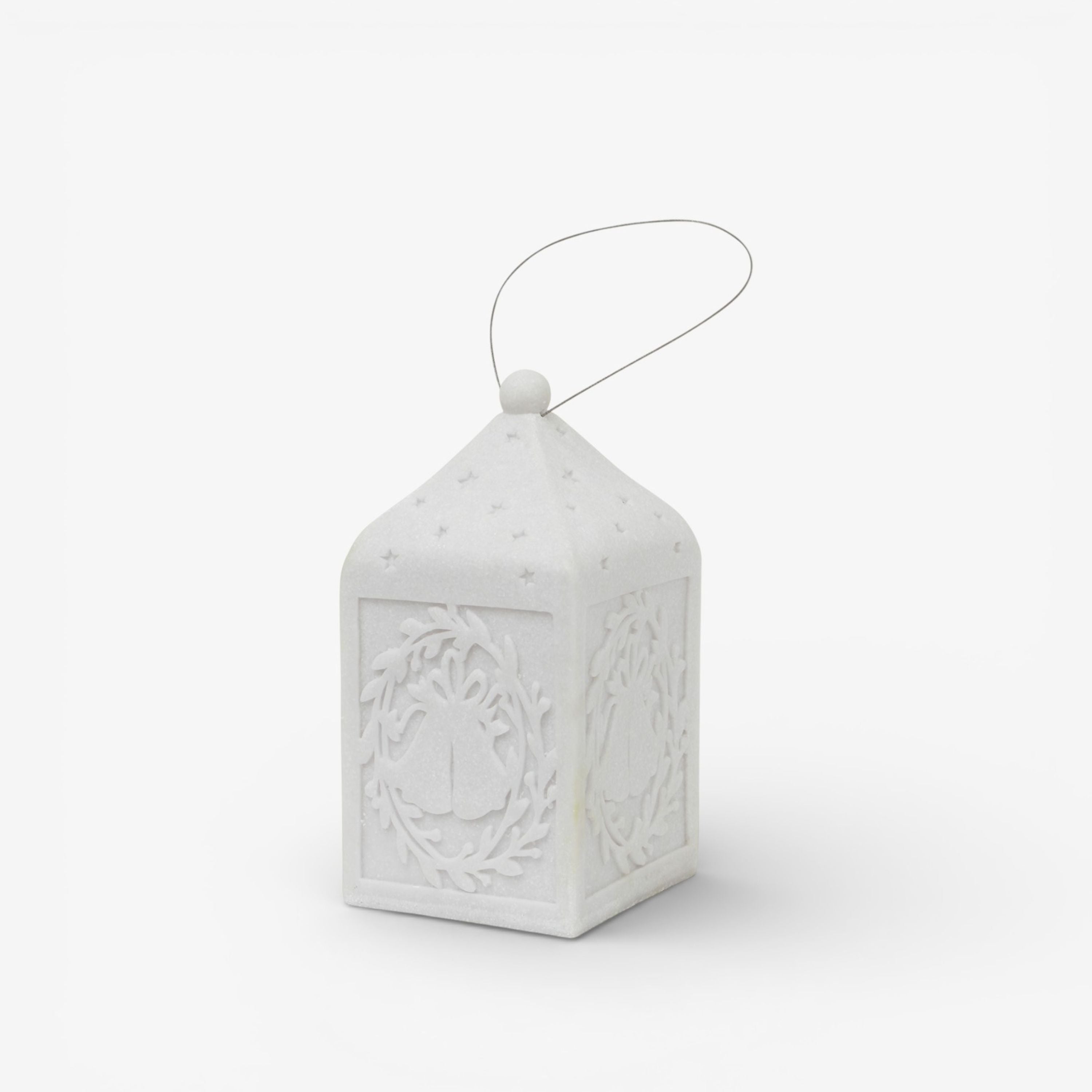 French Country Lantern with Bells Light Up Medium