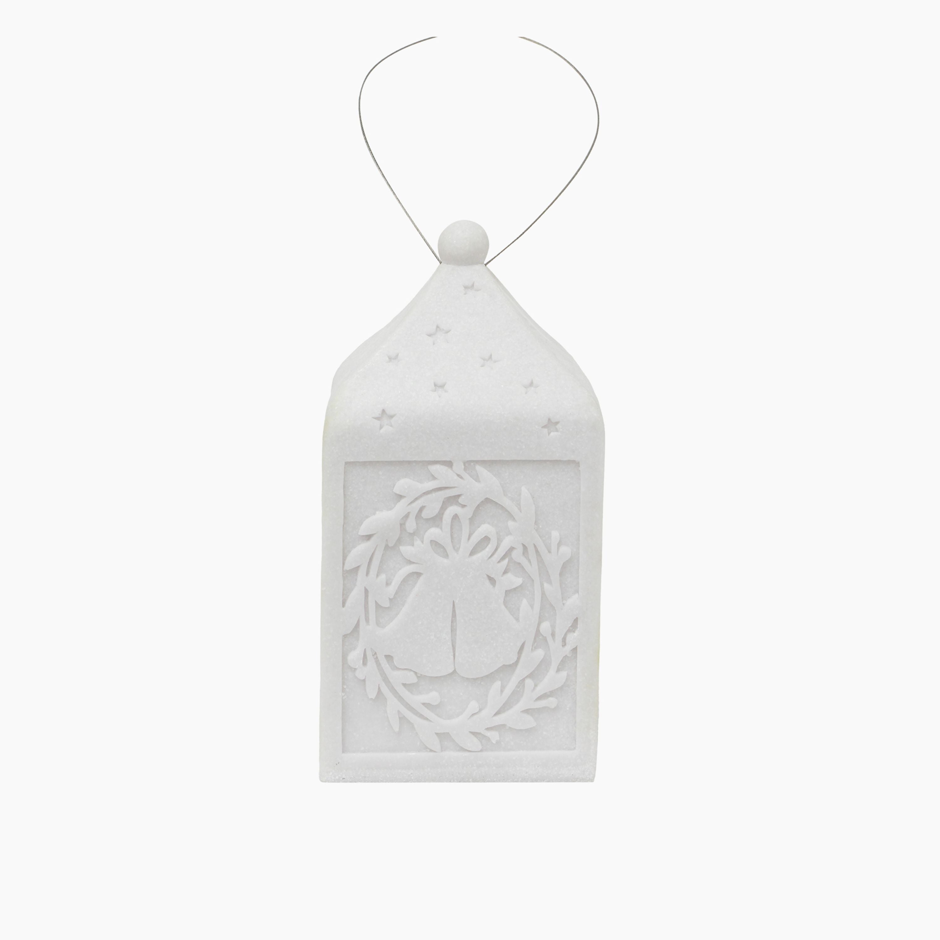 French Country Lantern with Bells Light Up Medium