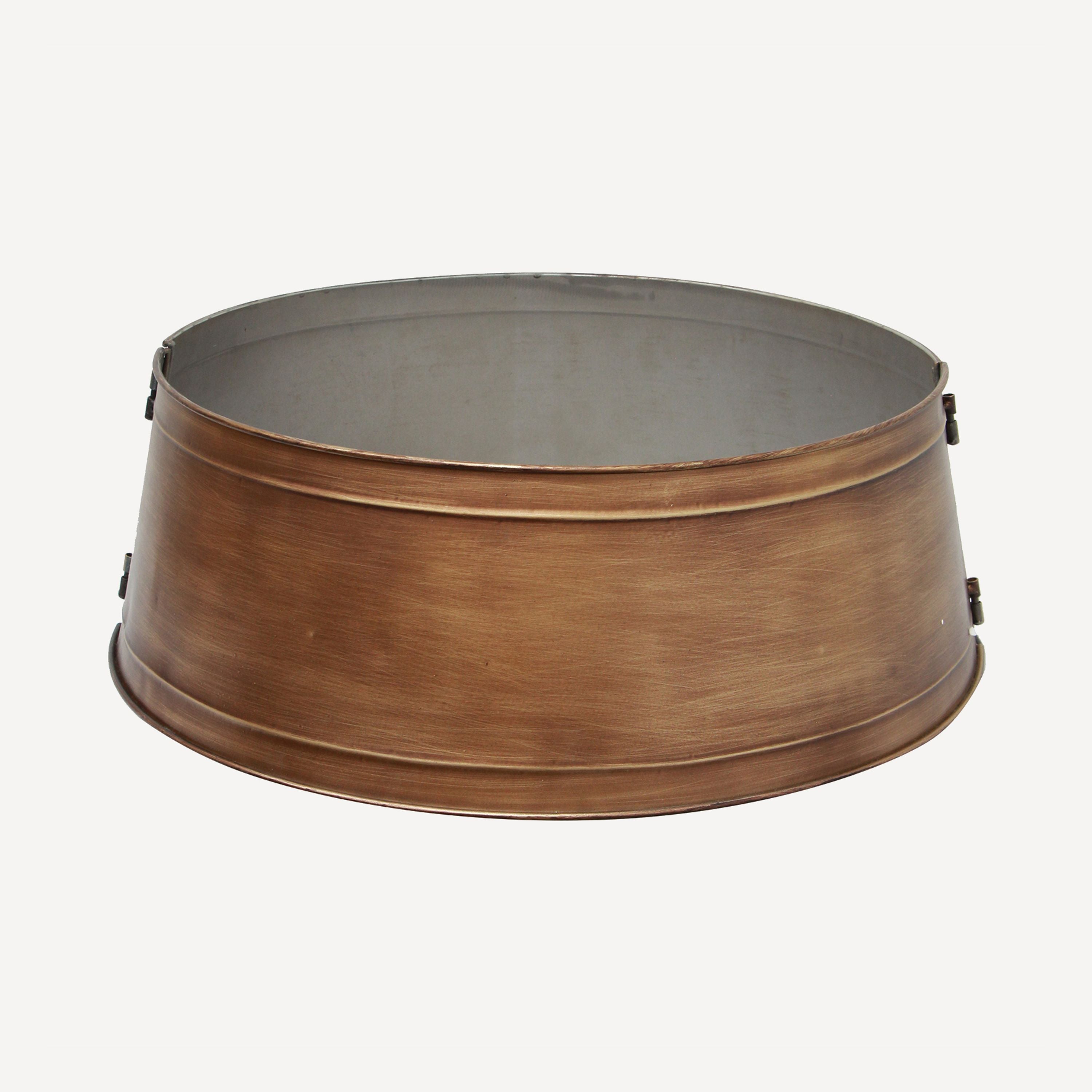 French Country Simple Tree Skirt Copper