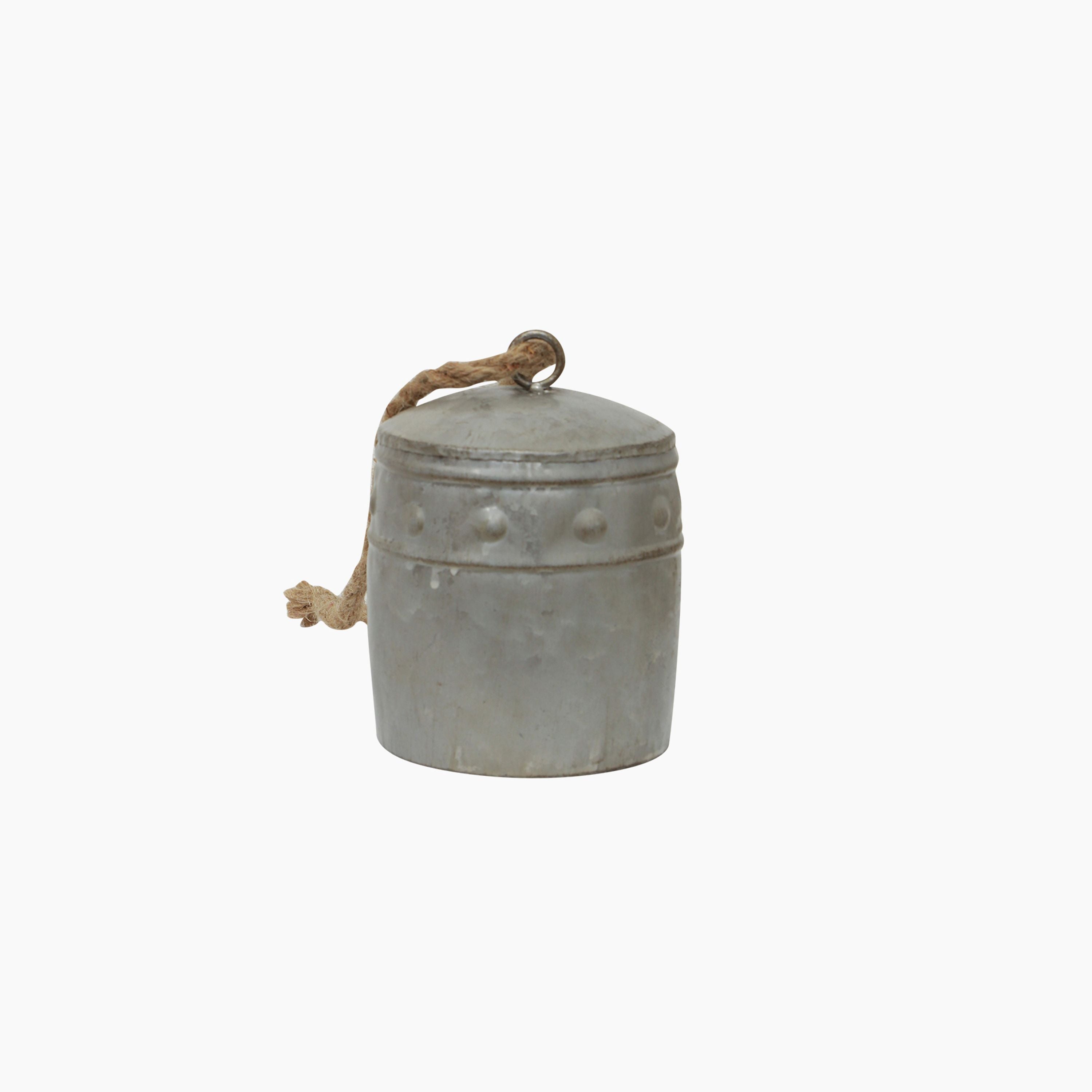 French Country Cow Bell on Rope Medium