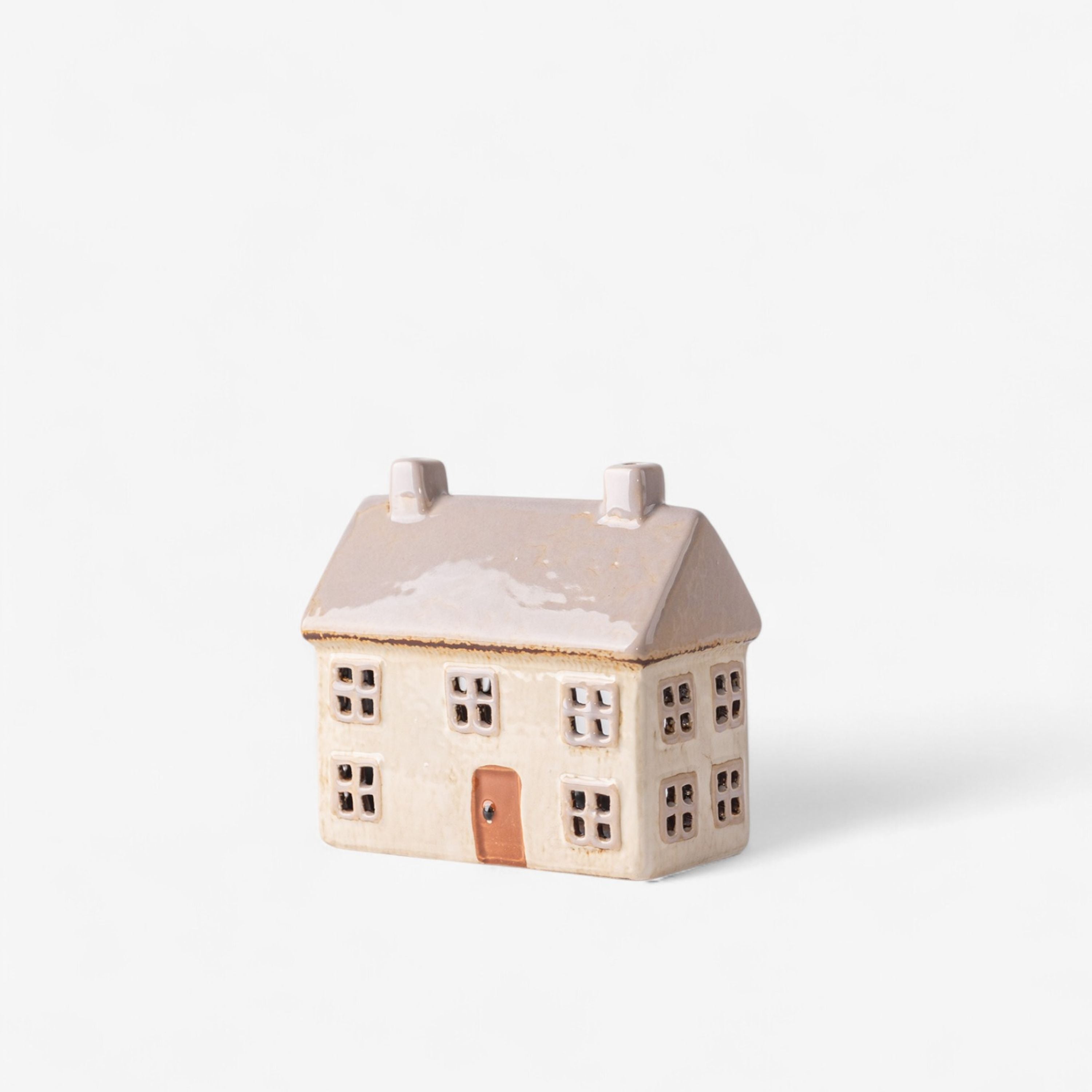 French Country Alsace Cottage Tea Light Grey