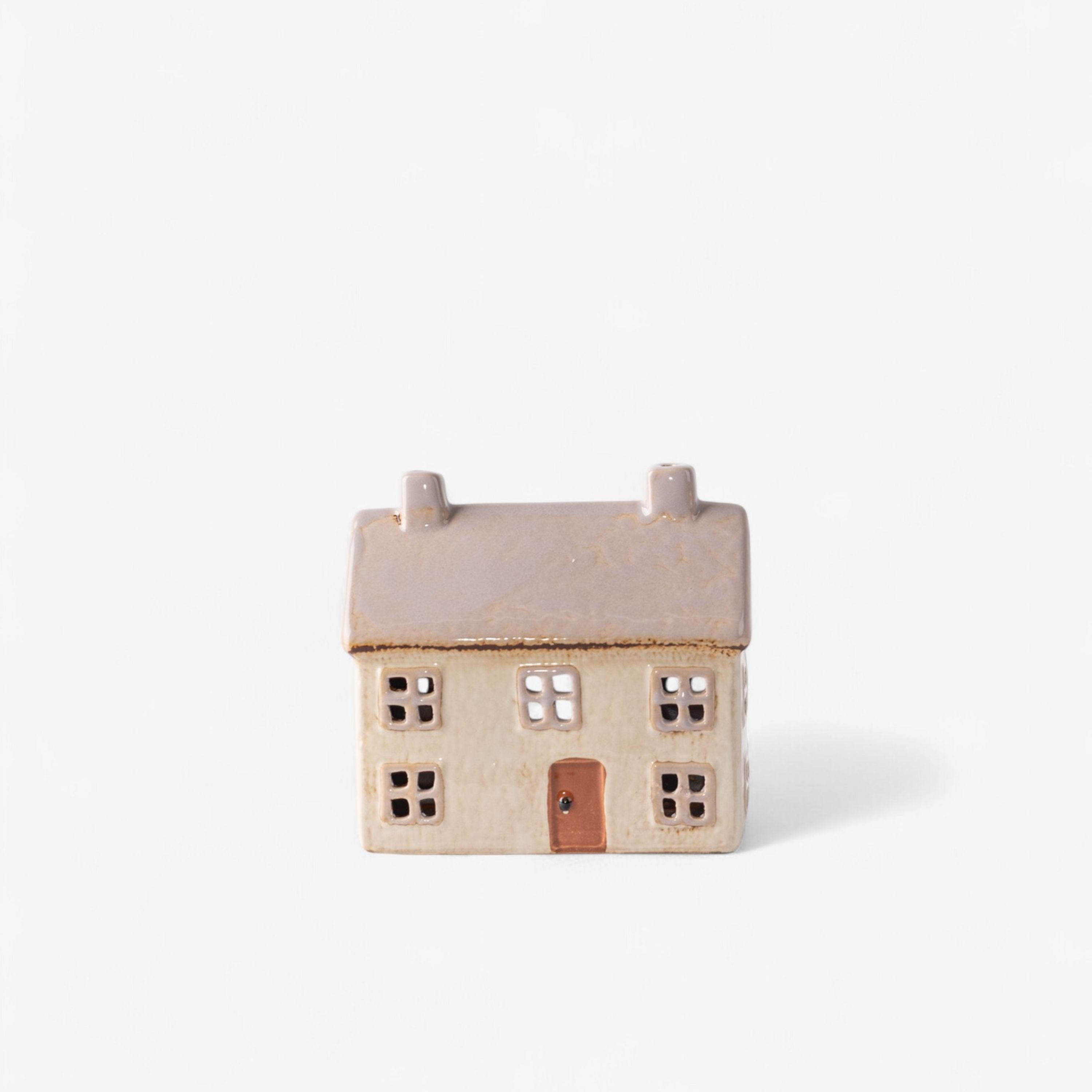 French Country Alsace Cottage Tea Light Grey