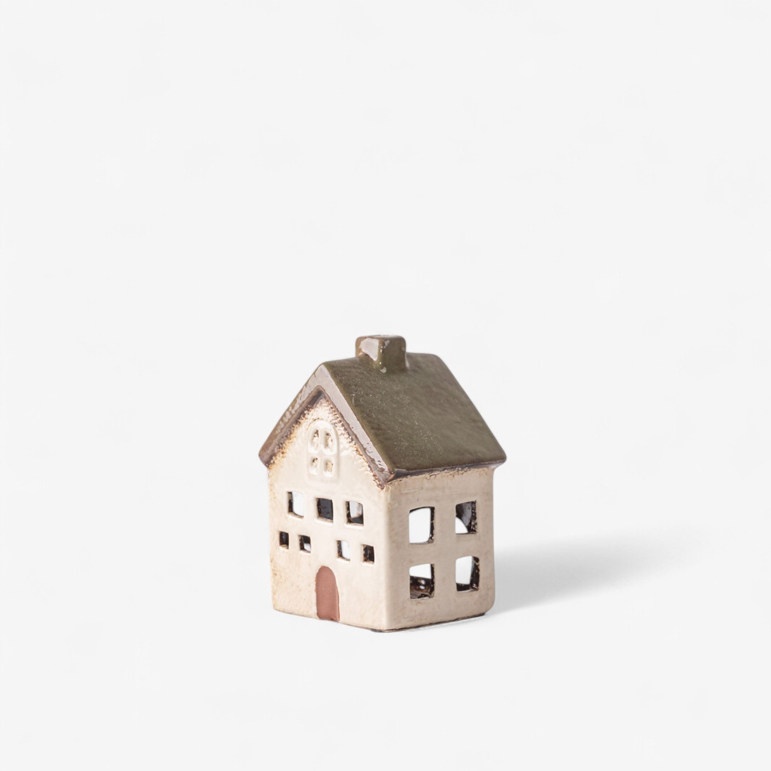 French Country Alsace Tea Light Villa Olive Green