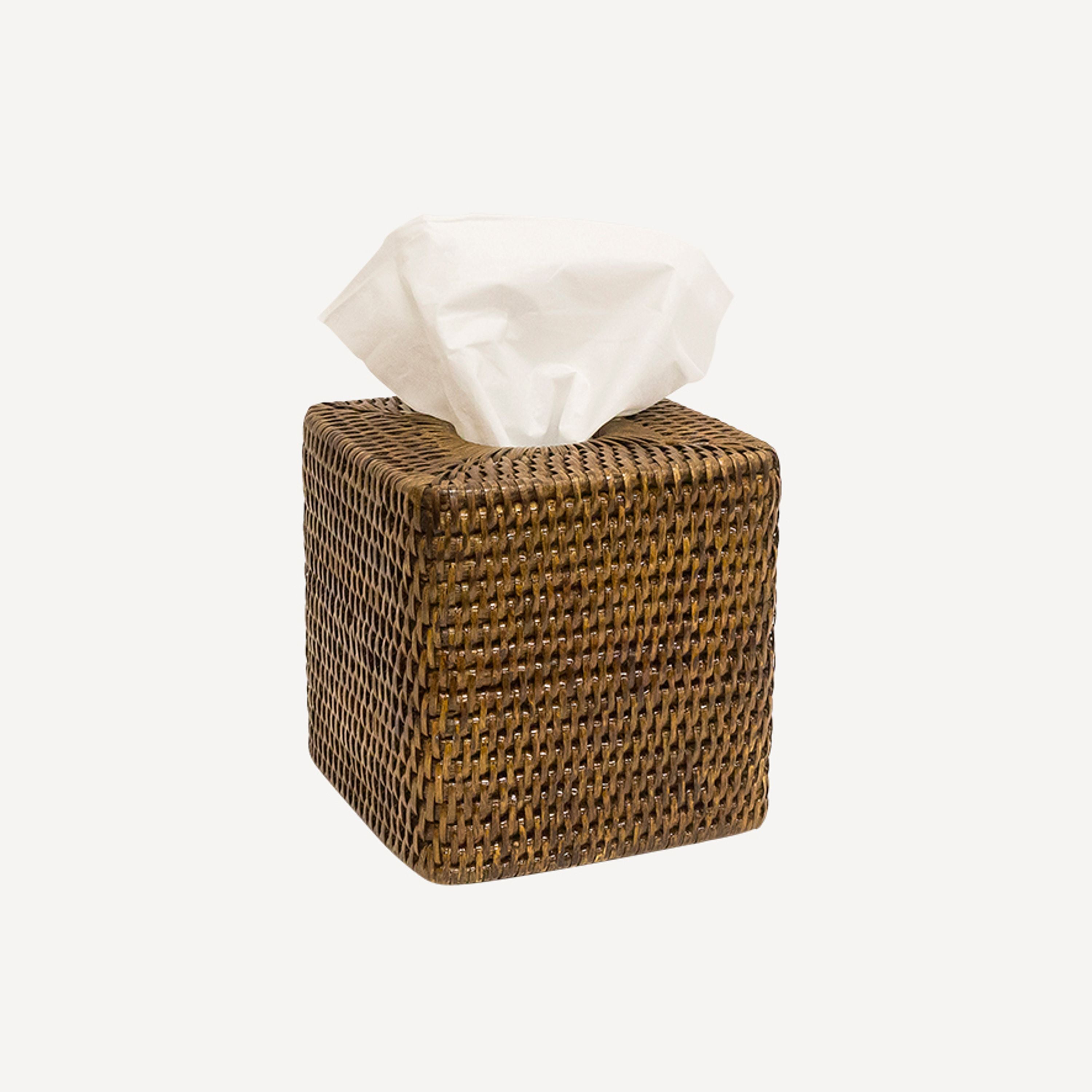 French Country Coco Square Tissue Box