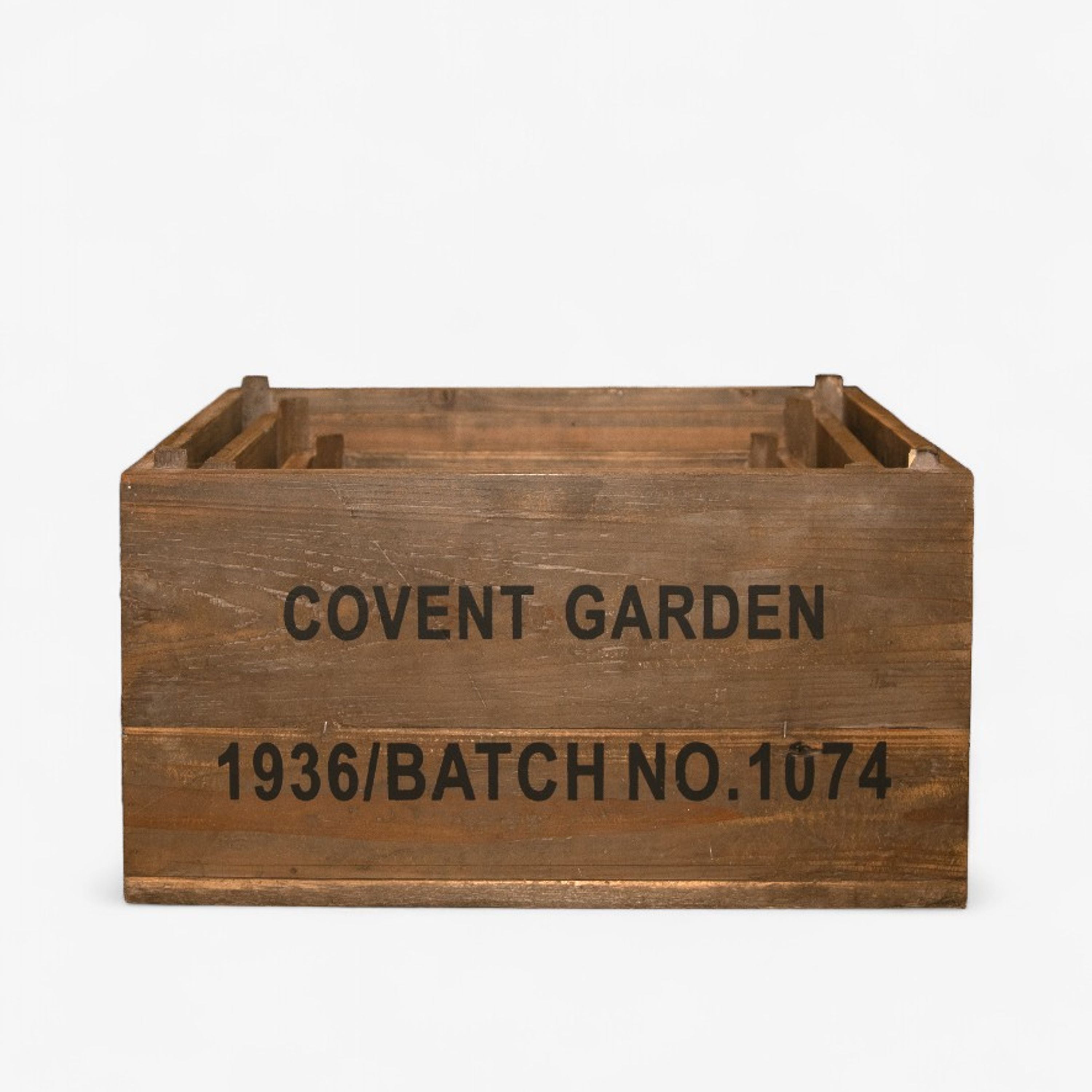 French Country Covent Garden Wooden Crates (3 Pack)