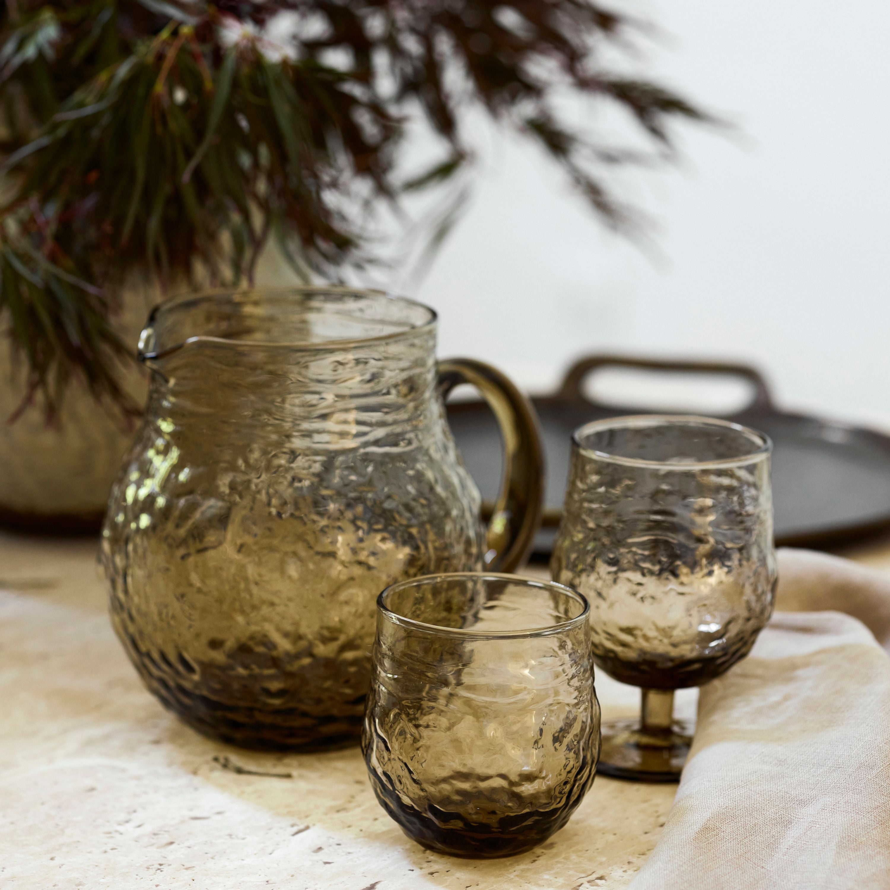French Country Serena Smoke Jug