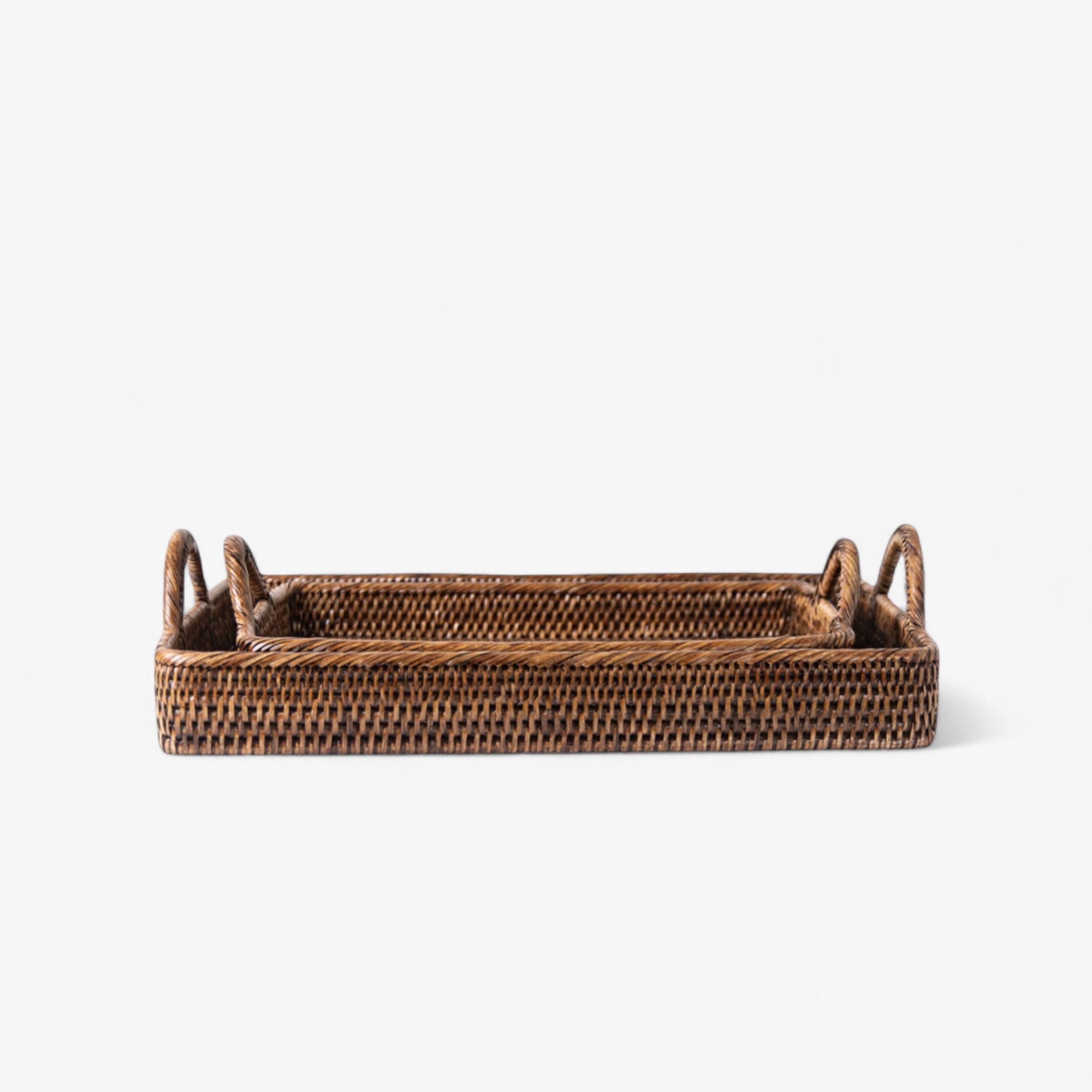 French Country Coco Helen Trays with Handle (2 Pack)