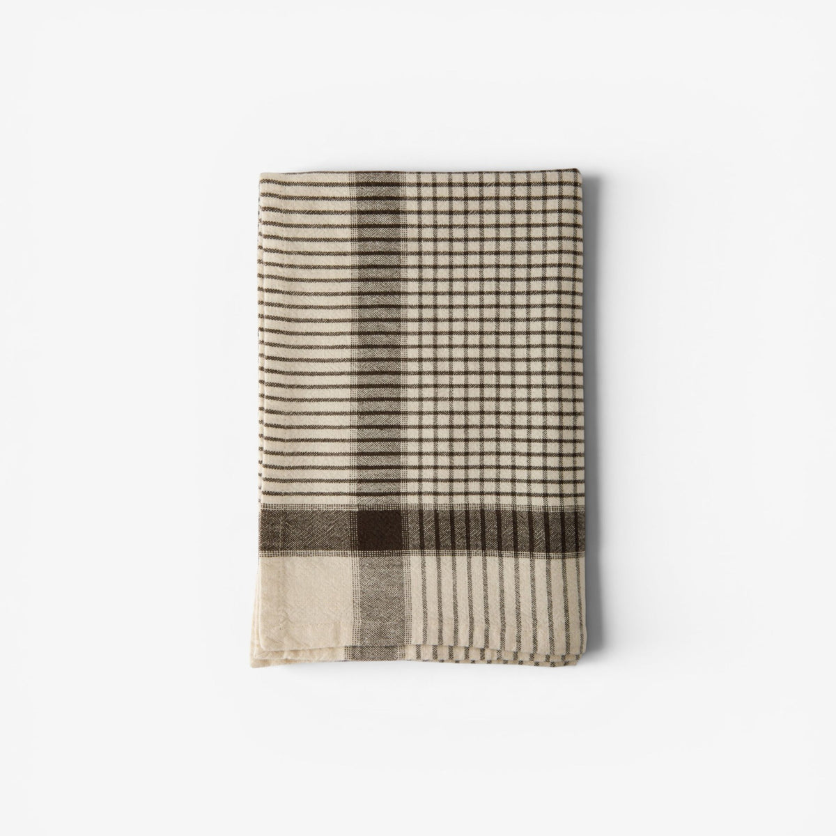 French Country Utility Check Tea Towel
