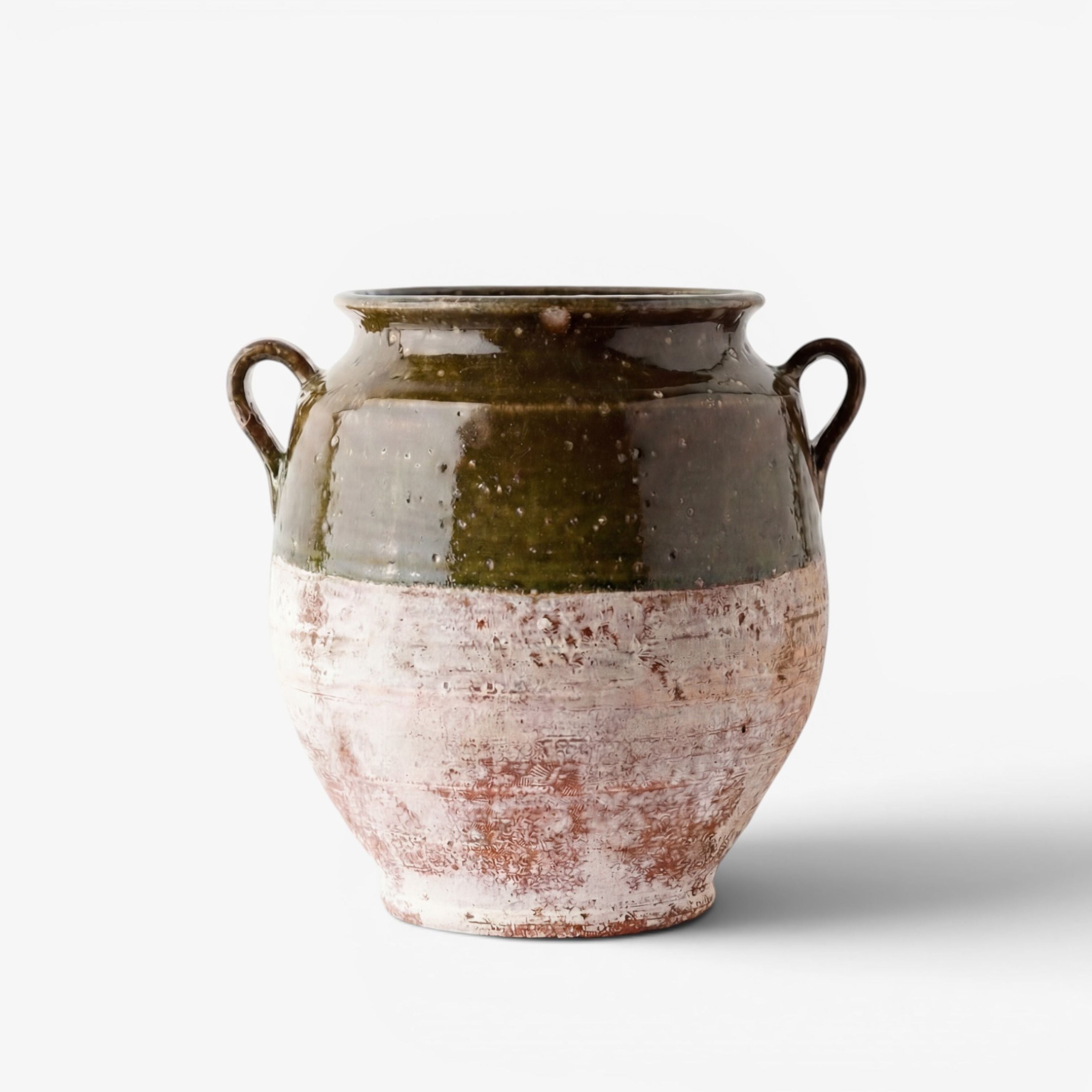 French Country Terrano Urn Moss Green 38cm