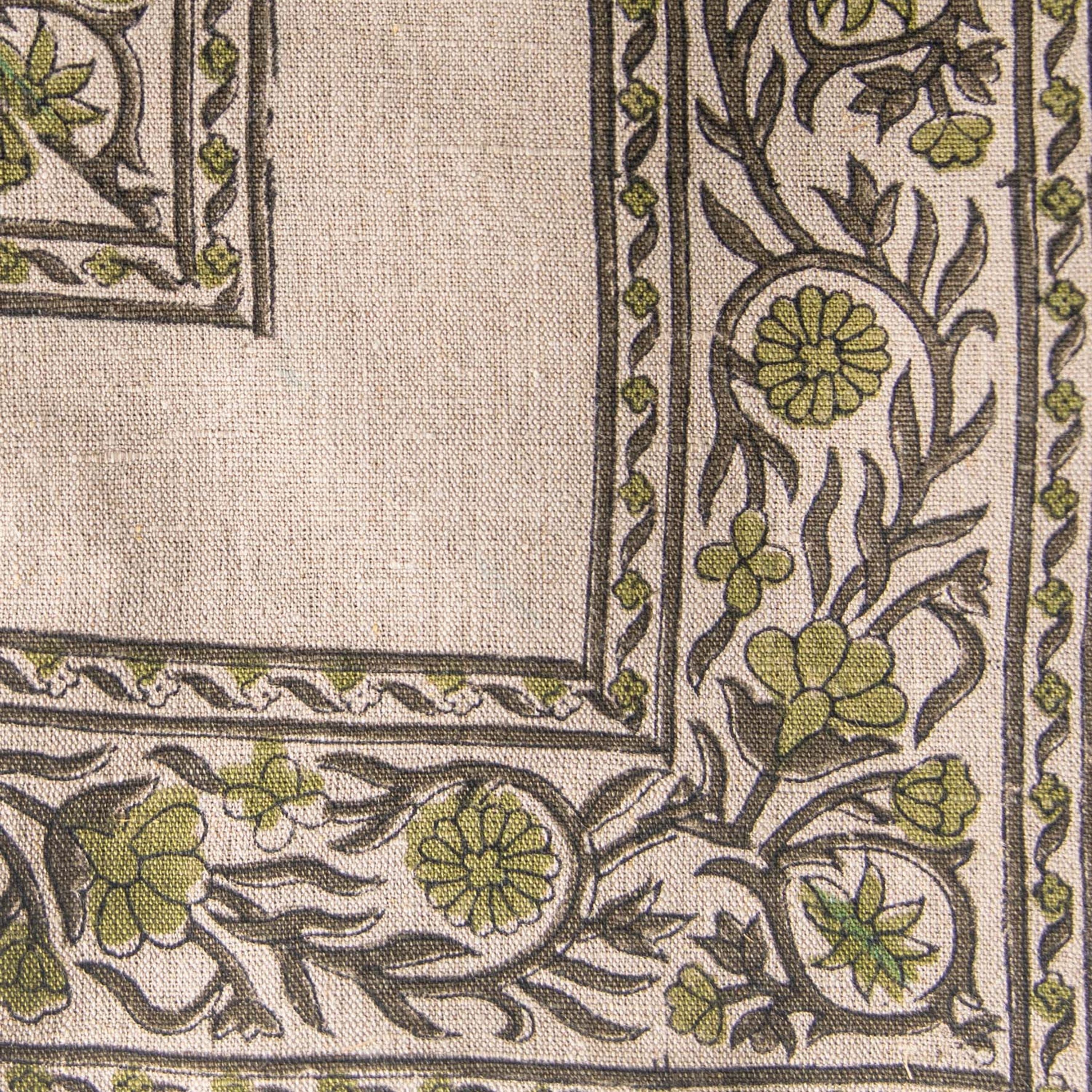 French Country Vittoria Handblocked Tablecloth Large