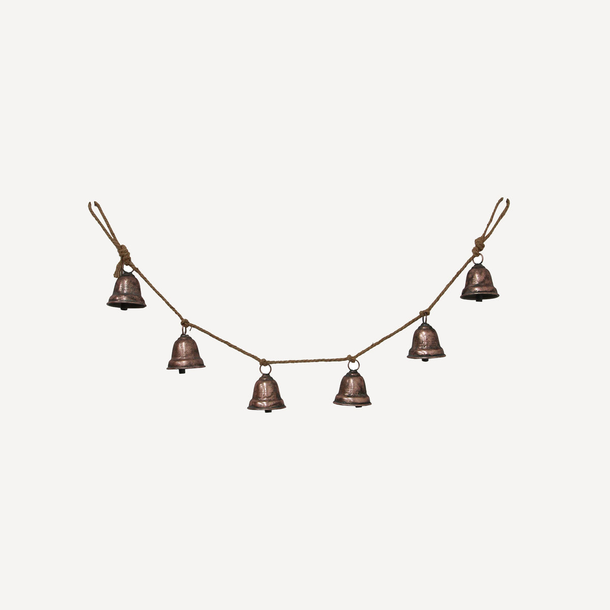 French Country Bell On Strand Bronze