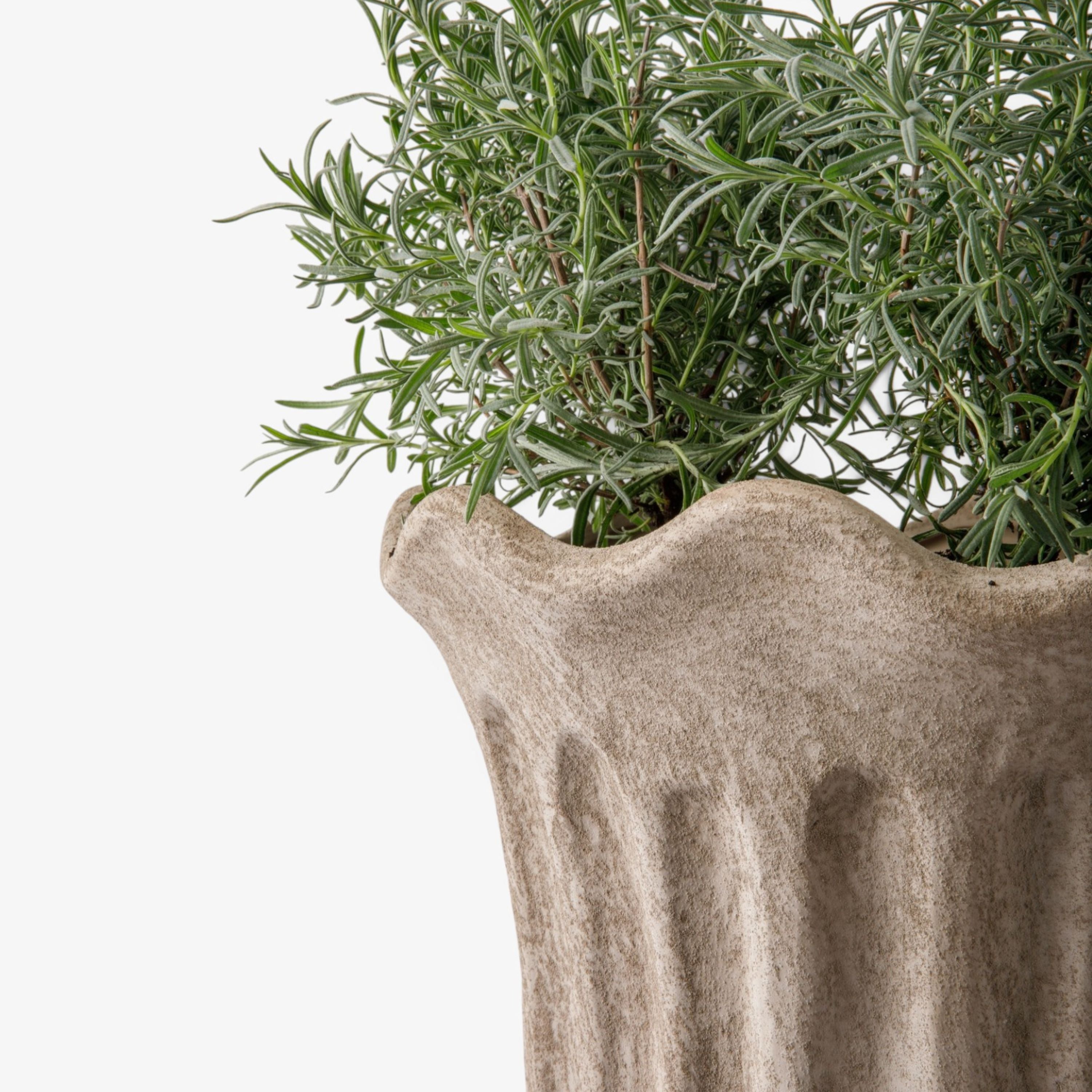 French Country Terra Fluted Planter Large
