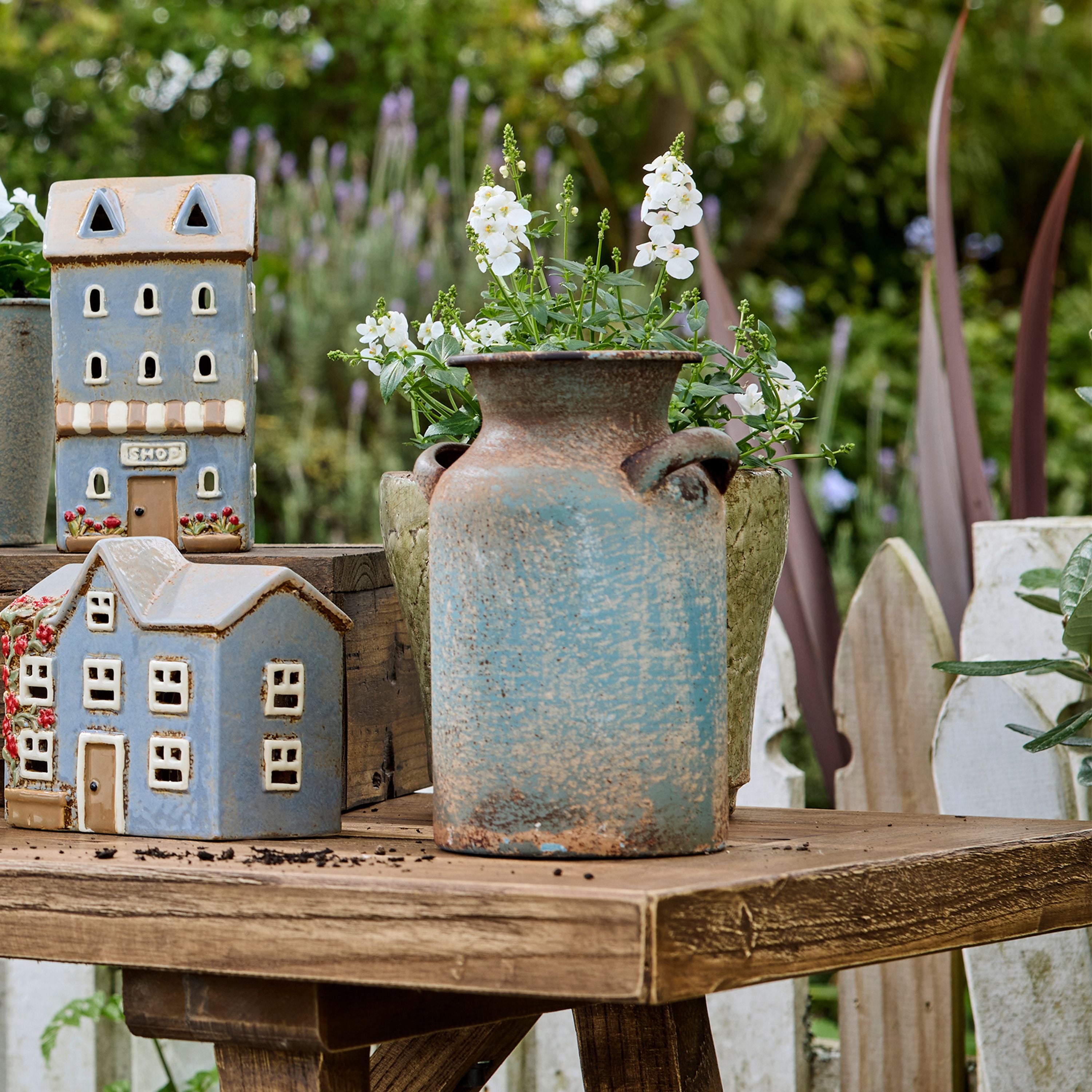 French Country Vintage Dairy Canister