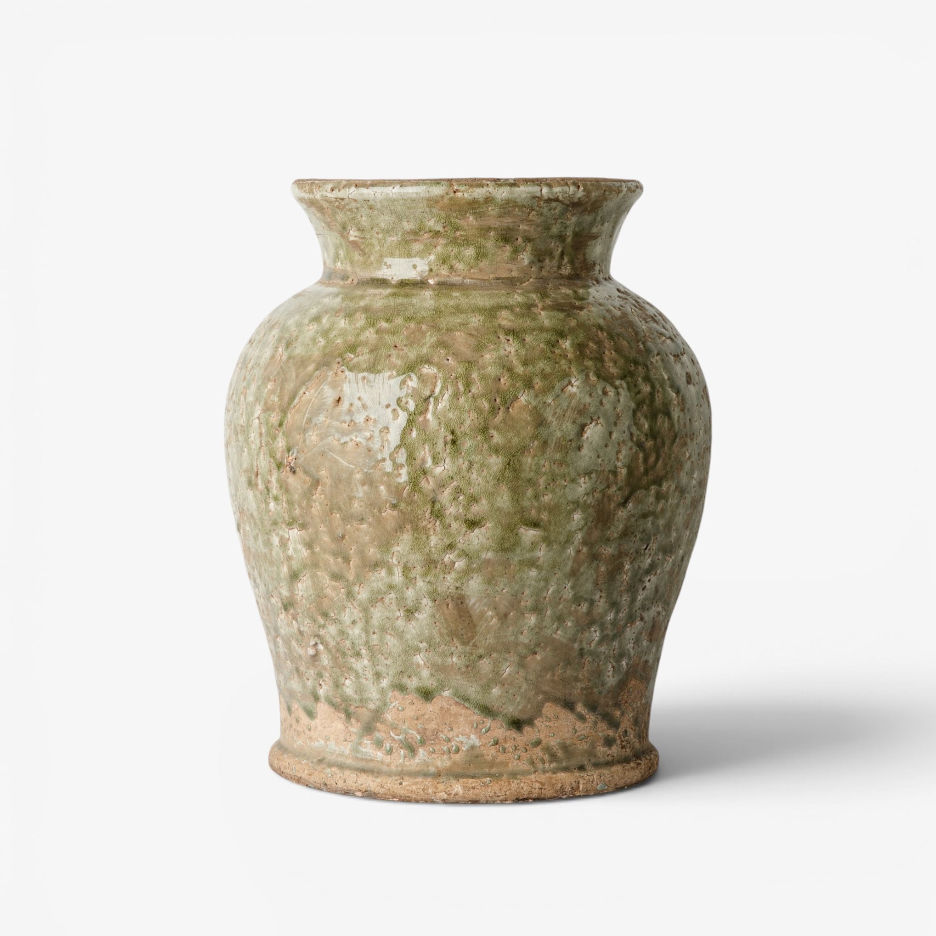 French Country Celadon Garden Vase