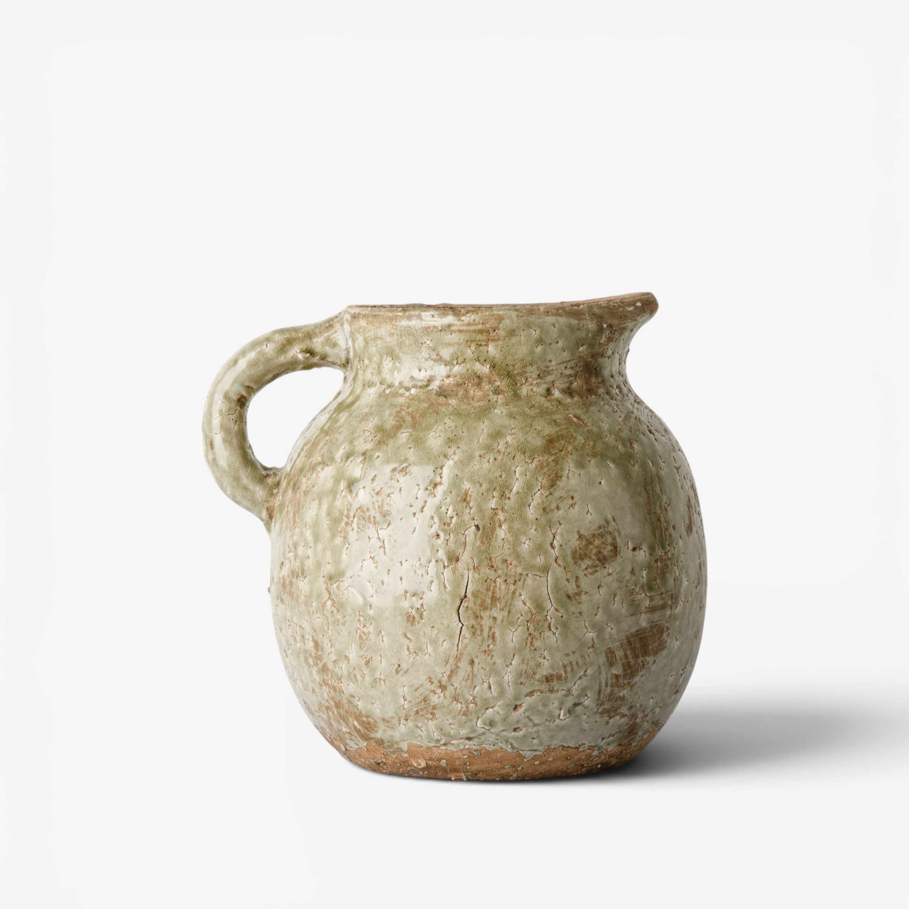 French Country Celadon Garden Jug
