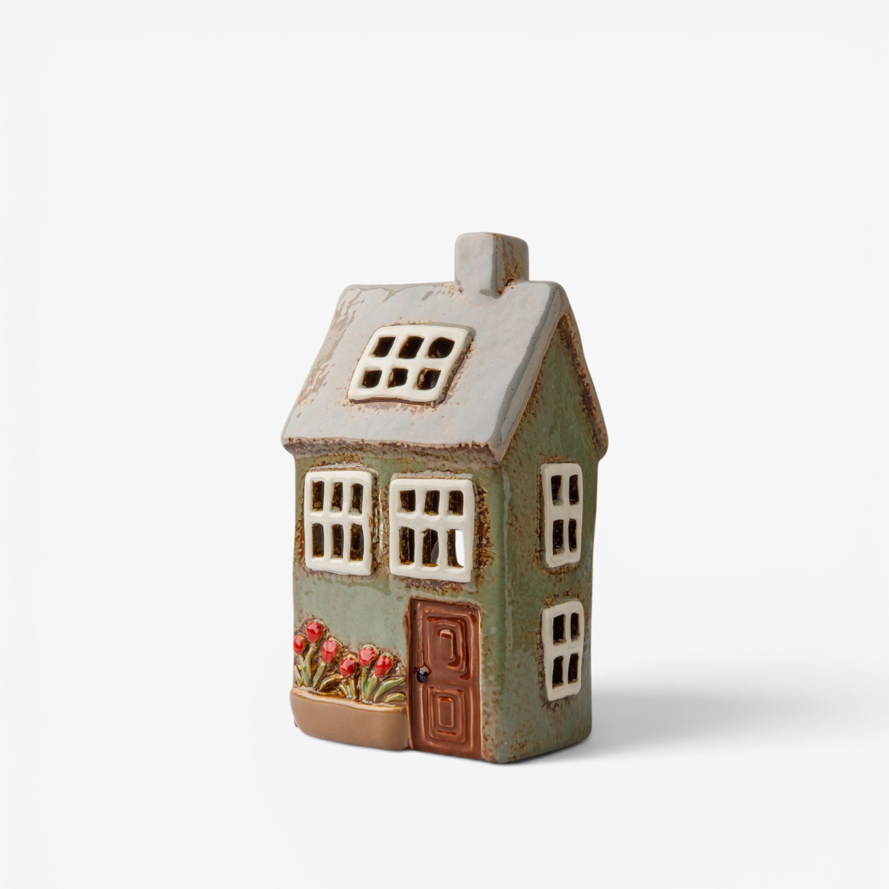 French Country Devon Petite Tea Light Cottage Sage