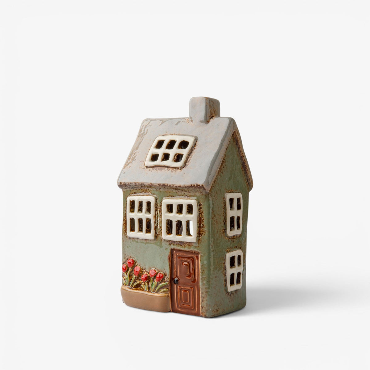 French Country Devon Petite Tea Light Cottage Sage