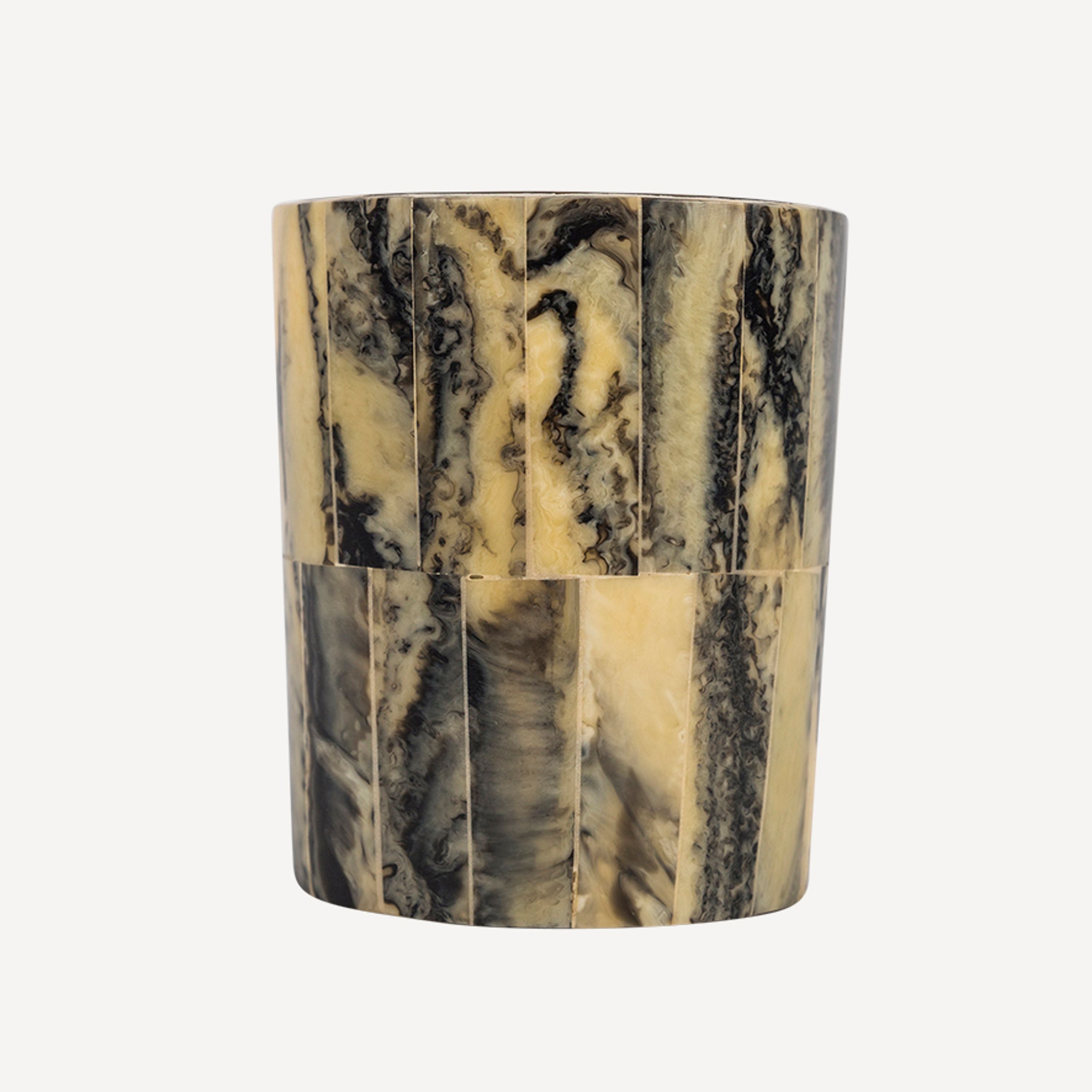 French Country Marbled Pen Holder