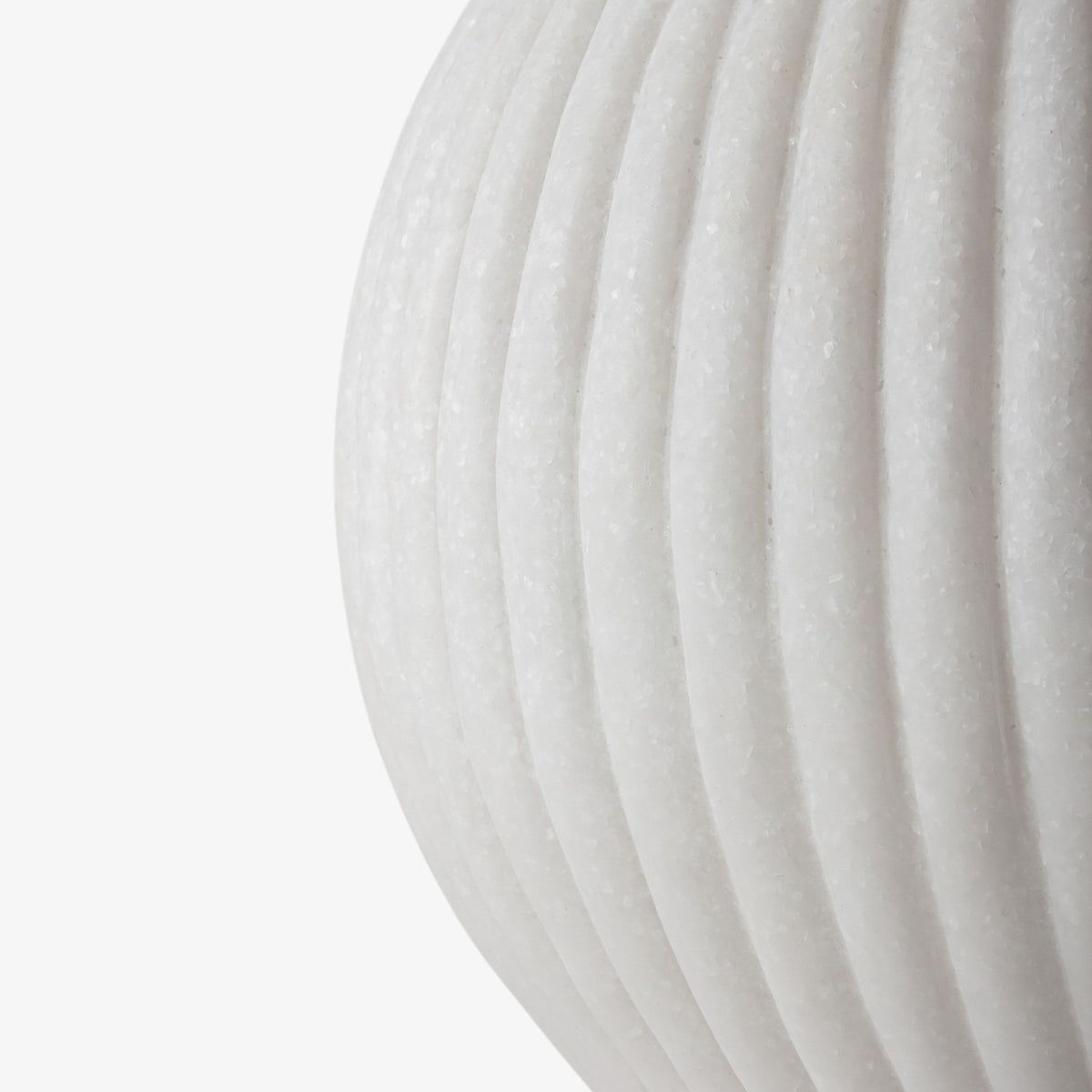 French Country Ribbed Sphere Light Up Small