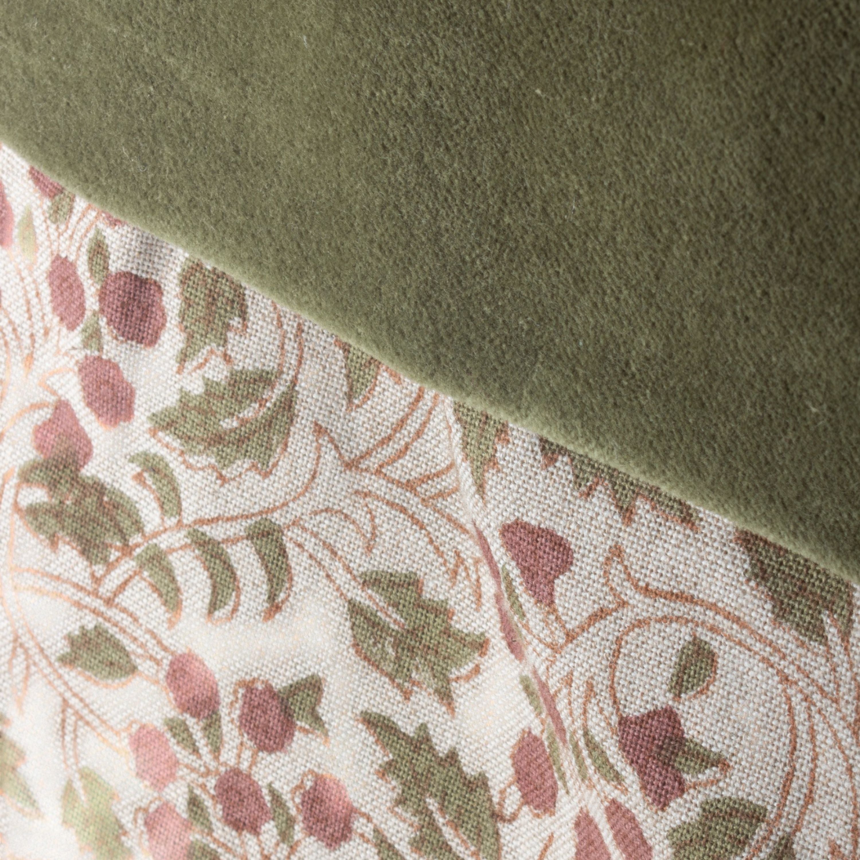 French Country Berry and Vine Stocking Velvet